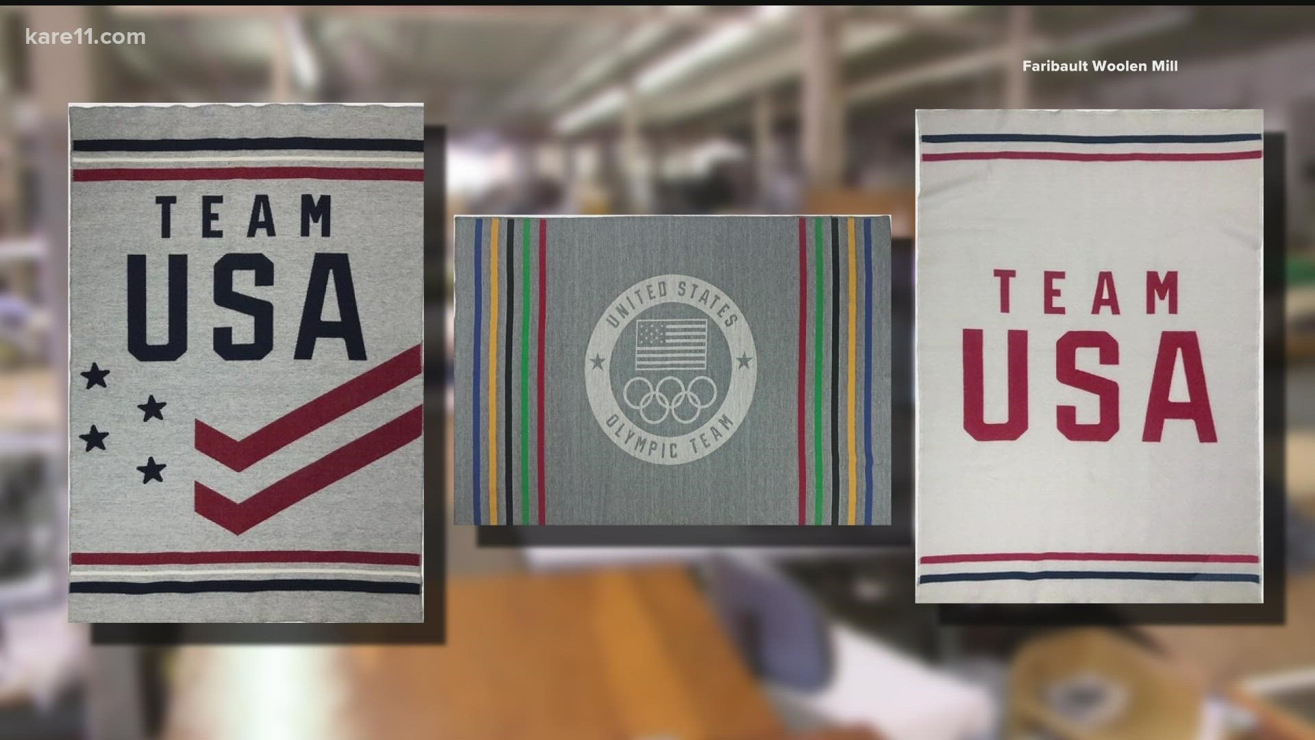 Fairbault Woolen Mill is partnering with the U.S. Olympic Committee to create a new line up of Team USA blankets that are made in Minnesota.