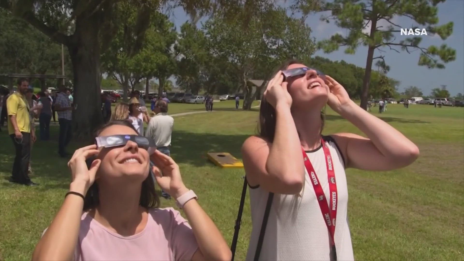 Find out how to protect your eyes during the solar eclipse in April.