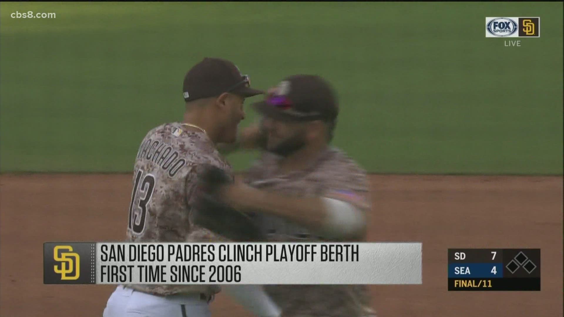 With a 7-4 victory over the Seattle Mariners on Sunday, the San Diego Padres have clinched a playoff spot for the first time in 14 seasons.