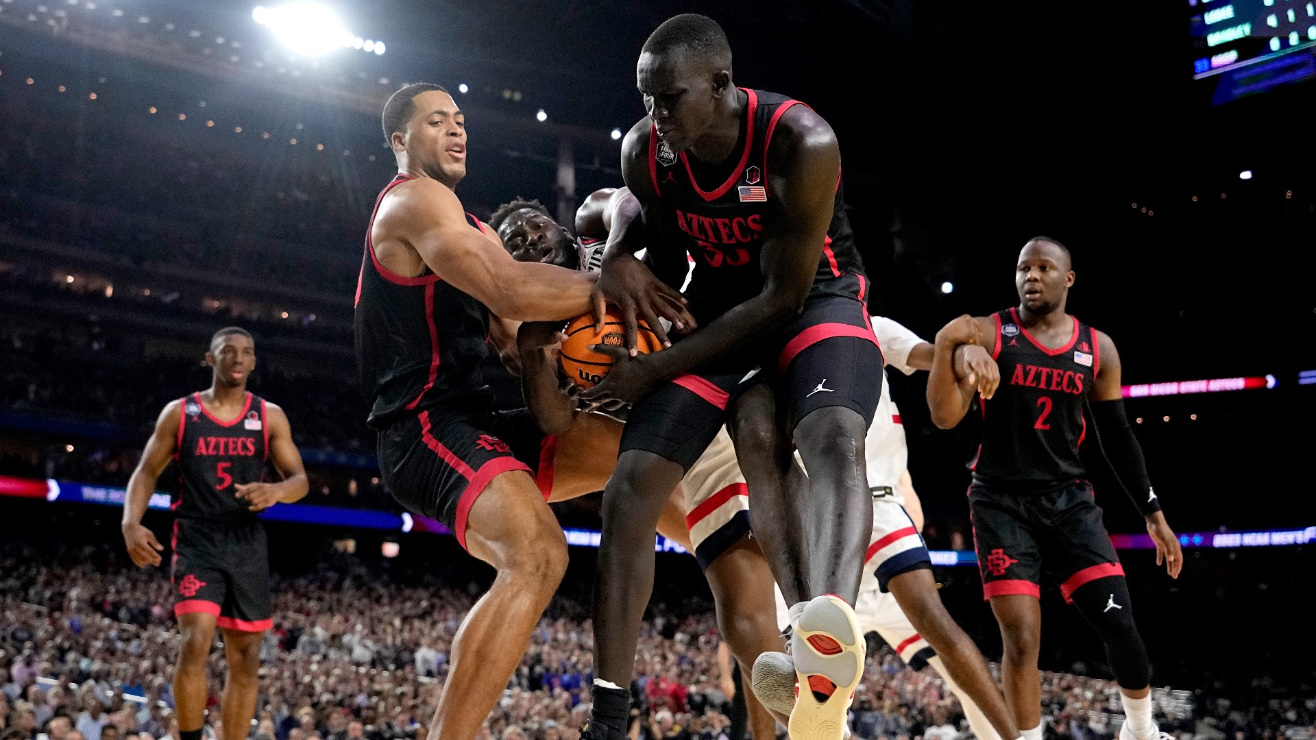 The San Diego State Men’s season came to an end after a loss to a strong UConn team in NCAA title game, UConn wins their fifth NCAA title.