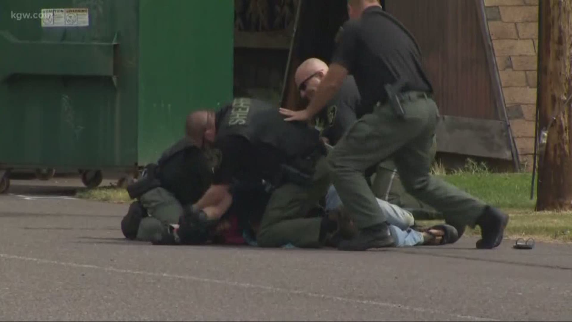 Looking for answers after a deputy was seen on video repeatedly punching a homeless man.