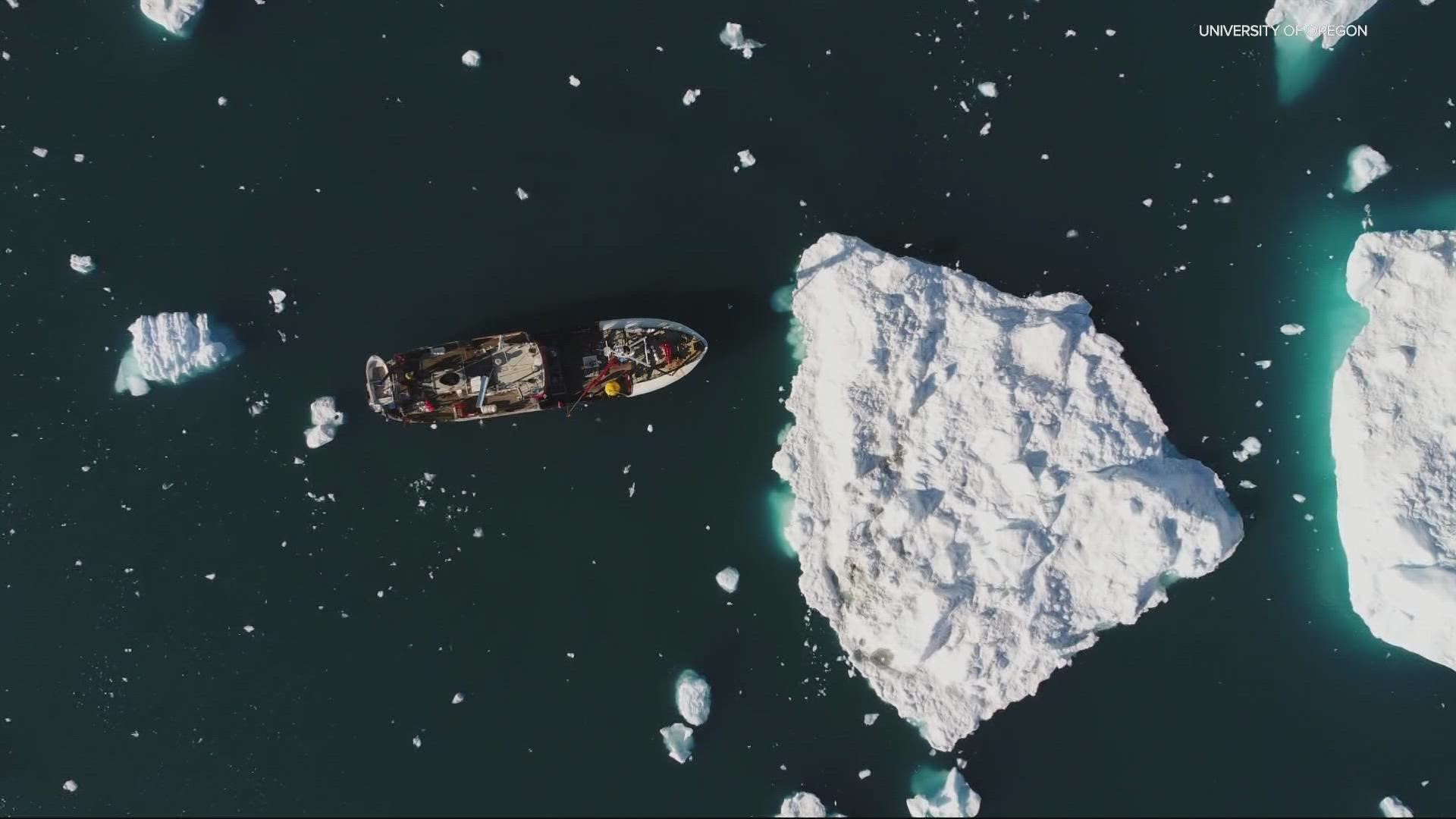 Greenland’s ice is melting faster due to climate change. A team of researchers at the University of Oregon was awarded a $3 million grant to study the impacts.