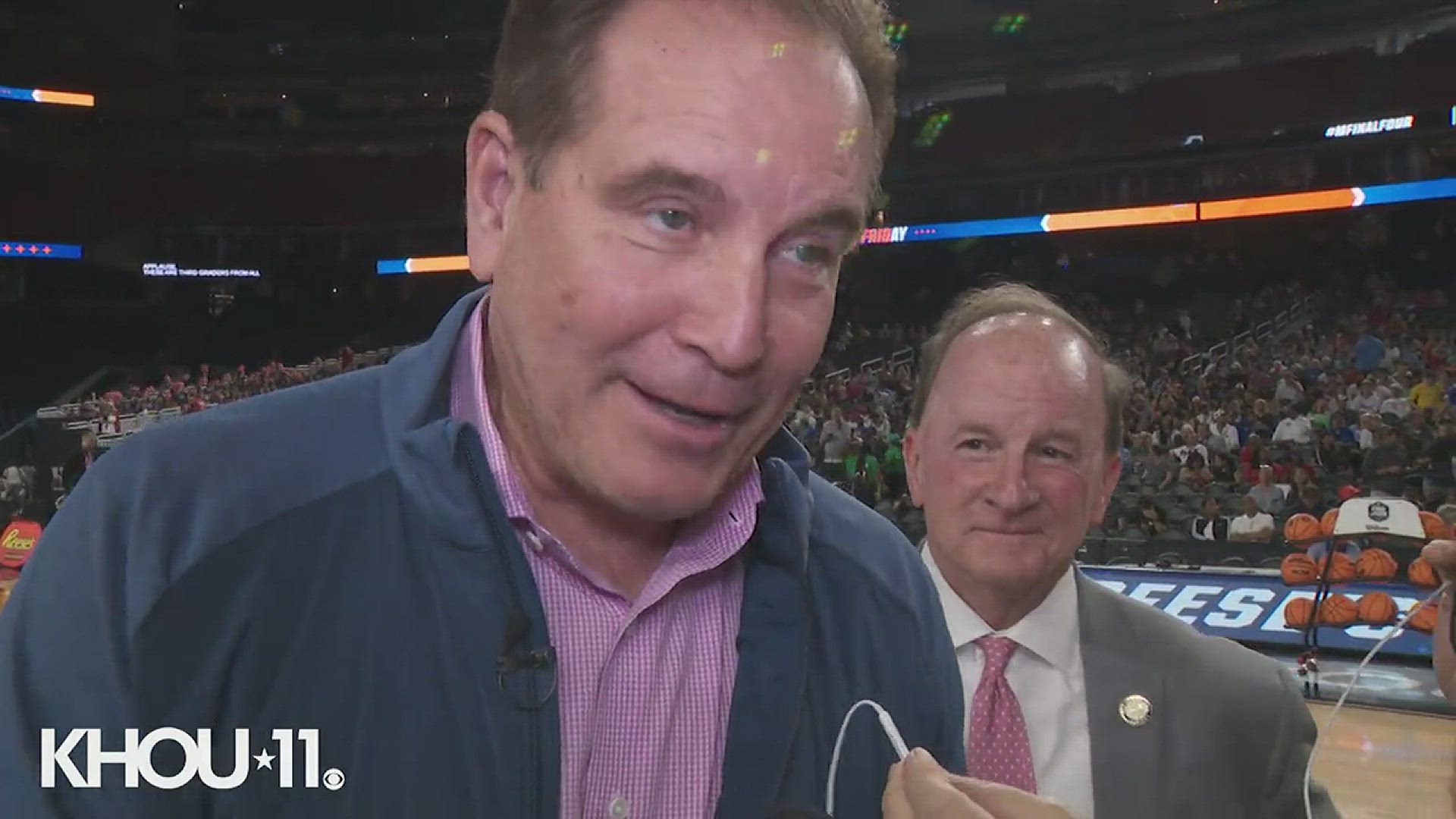 Jim Nantz, who will call his last Final Four in Houston, talks about getting a key to the city.
