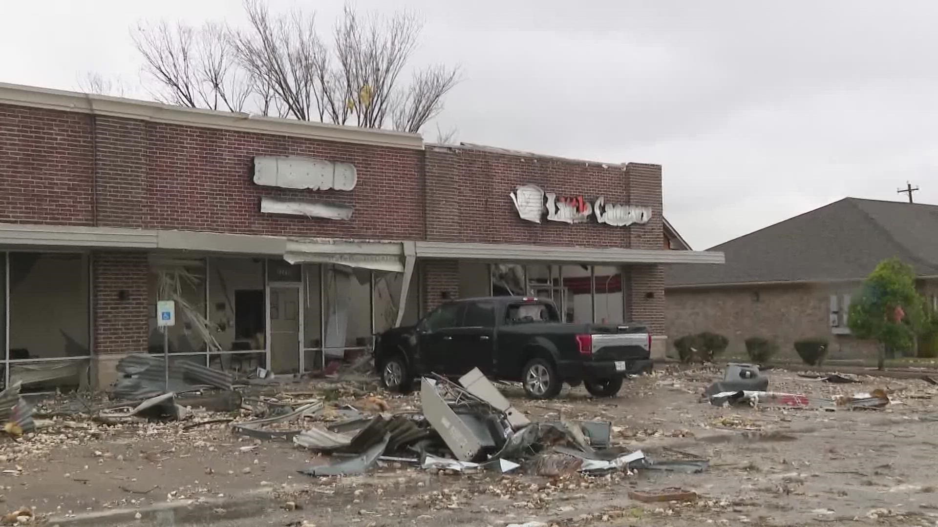 Homes and businesses were destroyed, but somehow no one was seriously injured when a tornado passed through Deer Park.