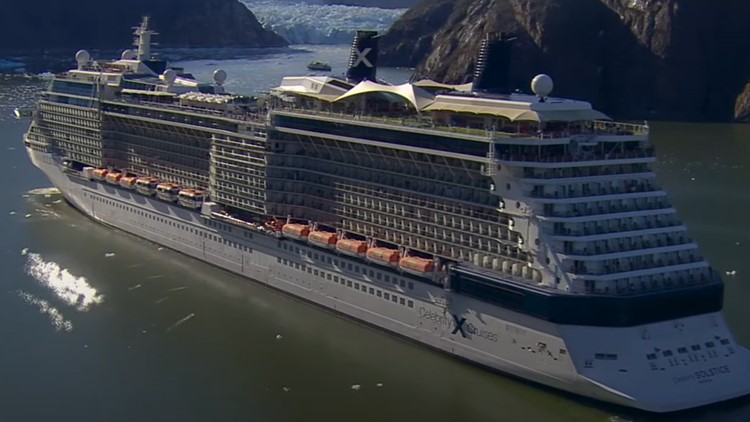 Woman lost in Alaskan waters after going overboard from cruise ship