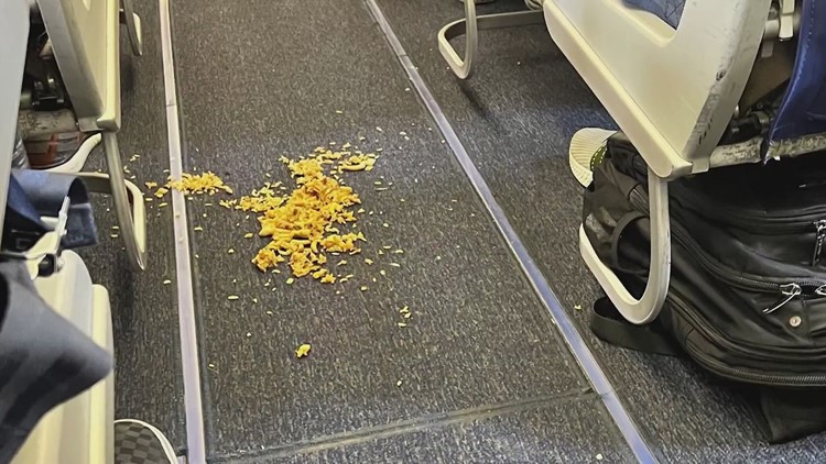 Who spilled the rice? | Southwest flight delayed due to unclaimed mess