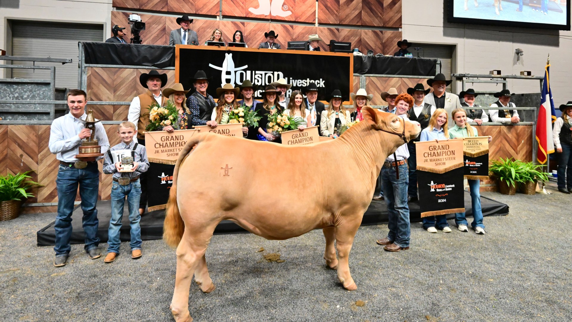 Woozy is a Simmental raised by Blaize Benson of San Angelo.