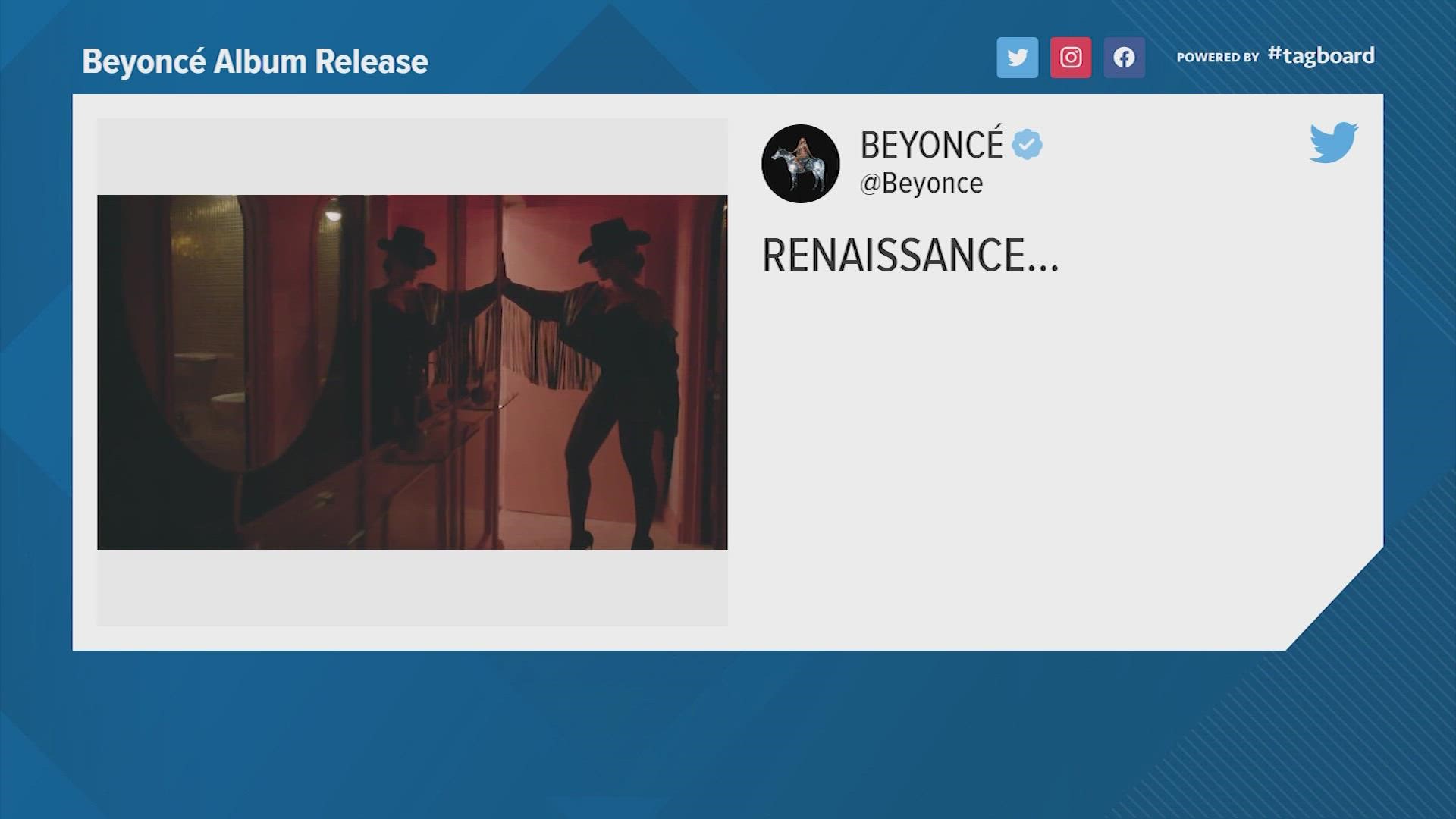 Beyonce releases 'Renaissance' album | 9news.com