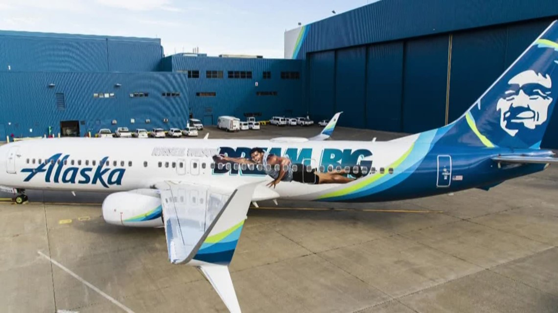 Alaska Airlines Releases Russell Wilson Livery - Real World