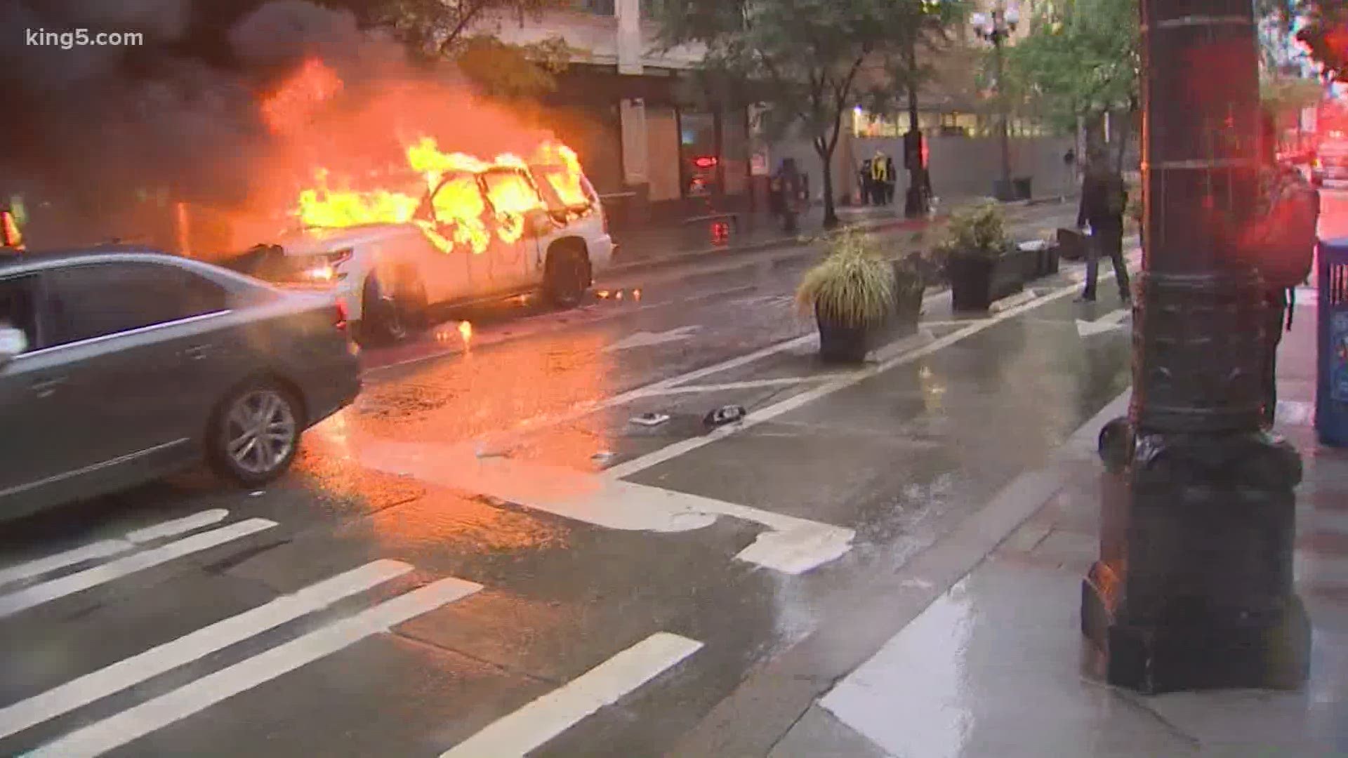 Violent protests and looting in Seattle Saturday leads to at least 55