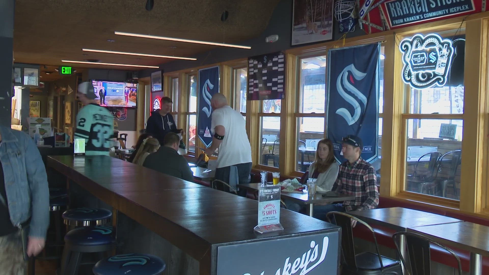 Petosky's has more than doubled beer and food sales during the Kraken's playoff berth.