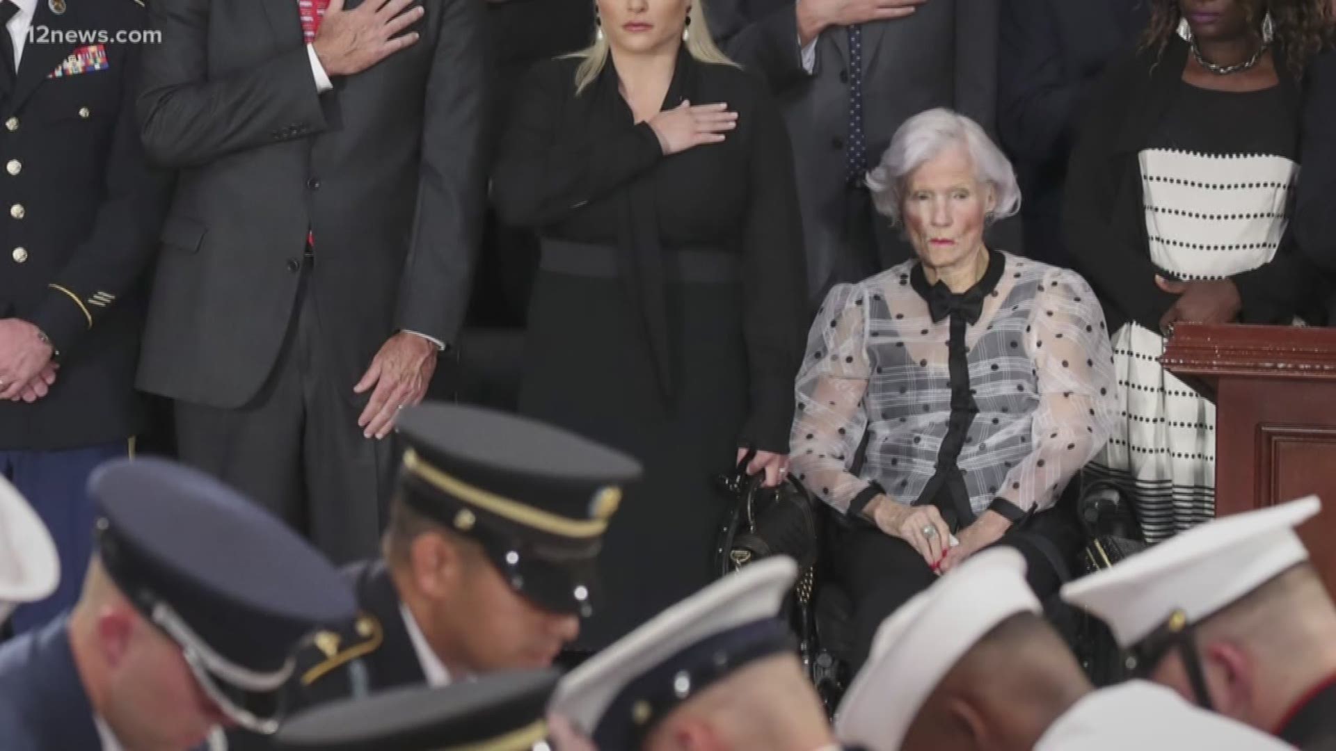 Senator McCain is survived by his 106-year-old mother, Roberta McCain. Roberta now has to do something that every parent dreads: bury her son.