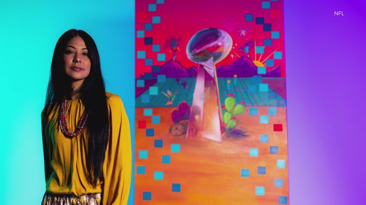 NFL partners with Chicana, Native American artist for Super Bowl LVII