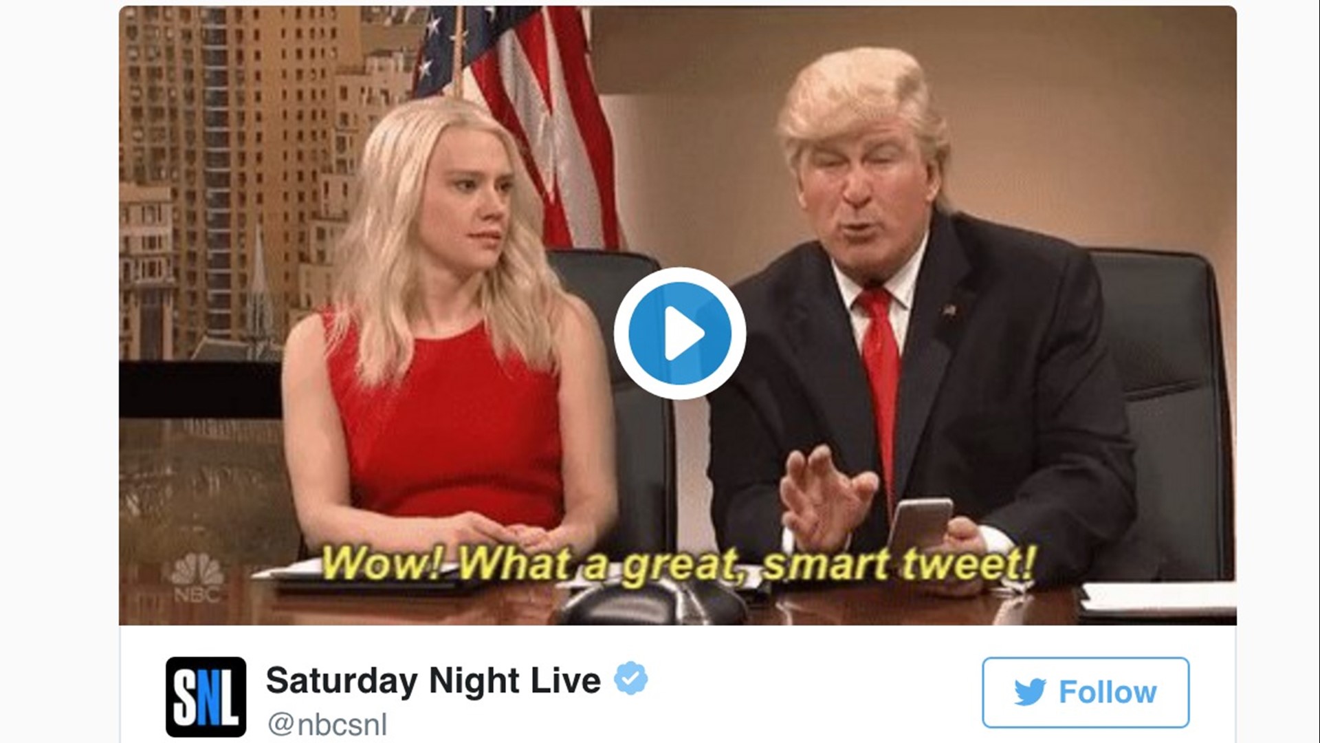 Trump Tweets About Snl Skit About Tweets Within An Hour 9news Trump Tweets About Snl Skit About Tweets Within An Hour 9news