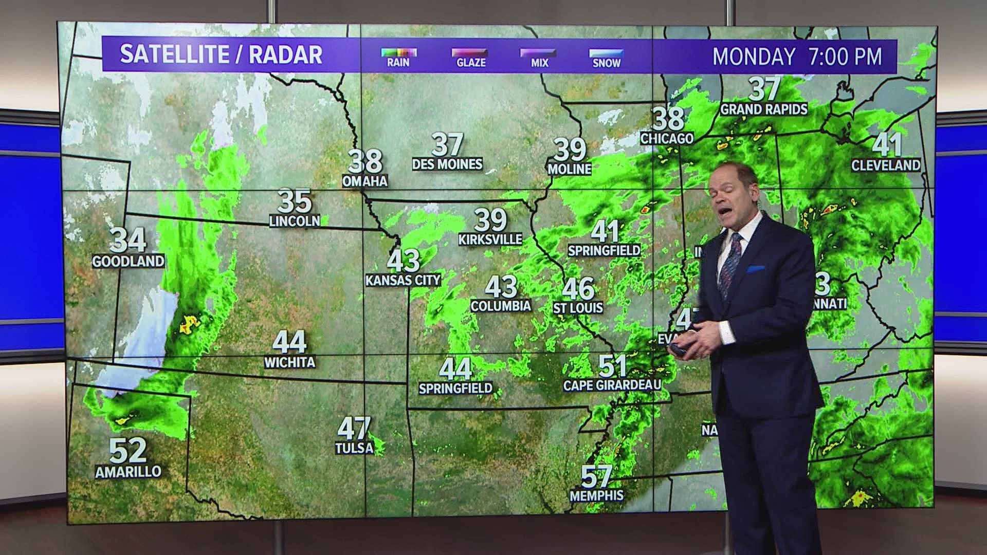 St Louis Weather Map St. Louis weather forecast: Tracking snow and rain this week 