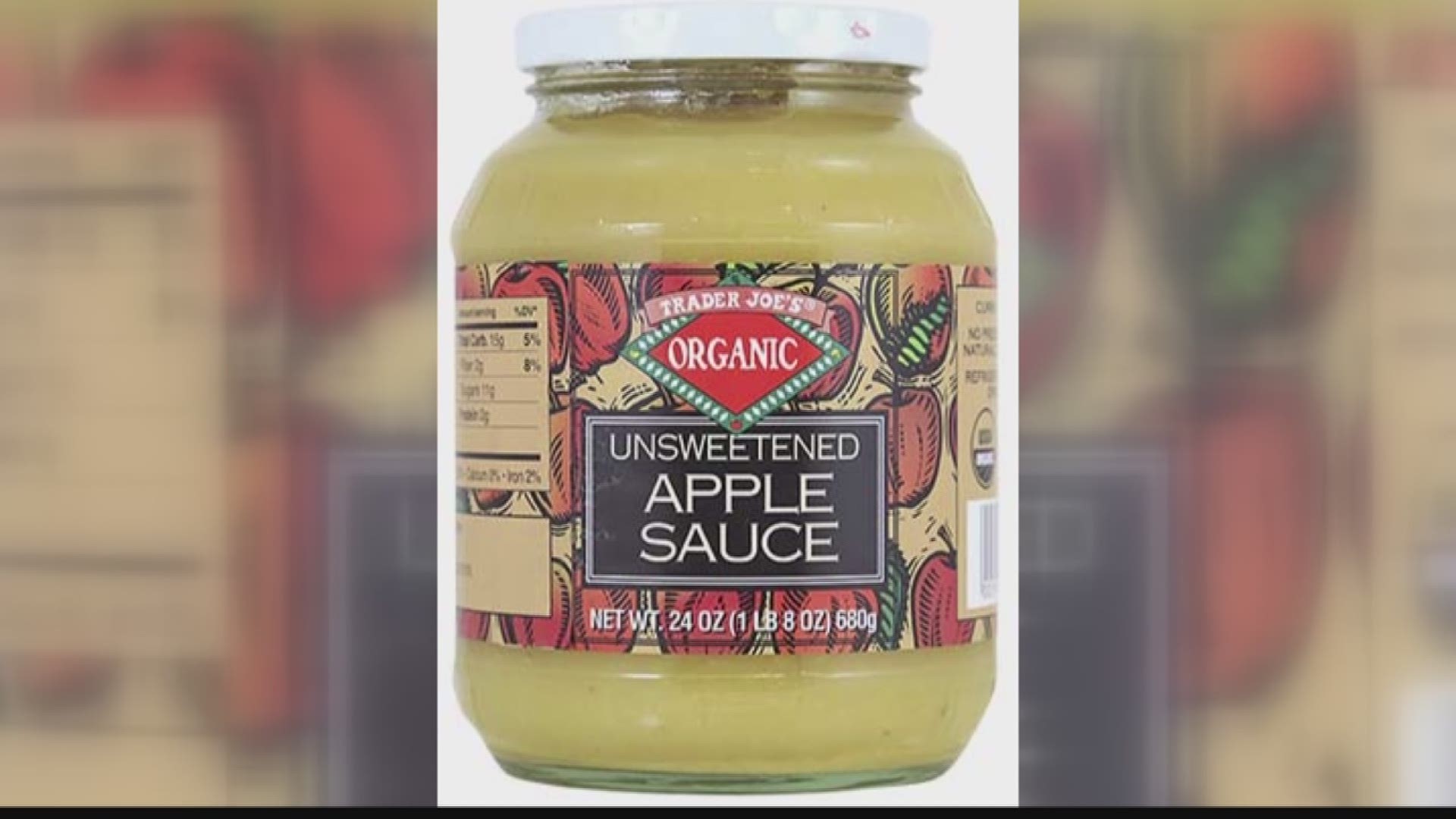 Trader Joe's recalls applesauce for possible glass contamination