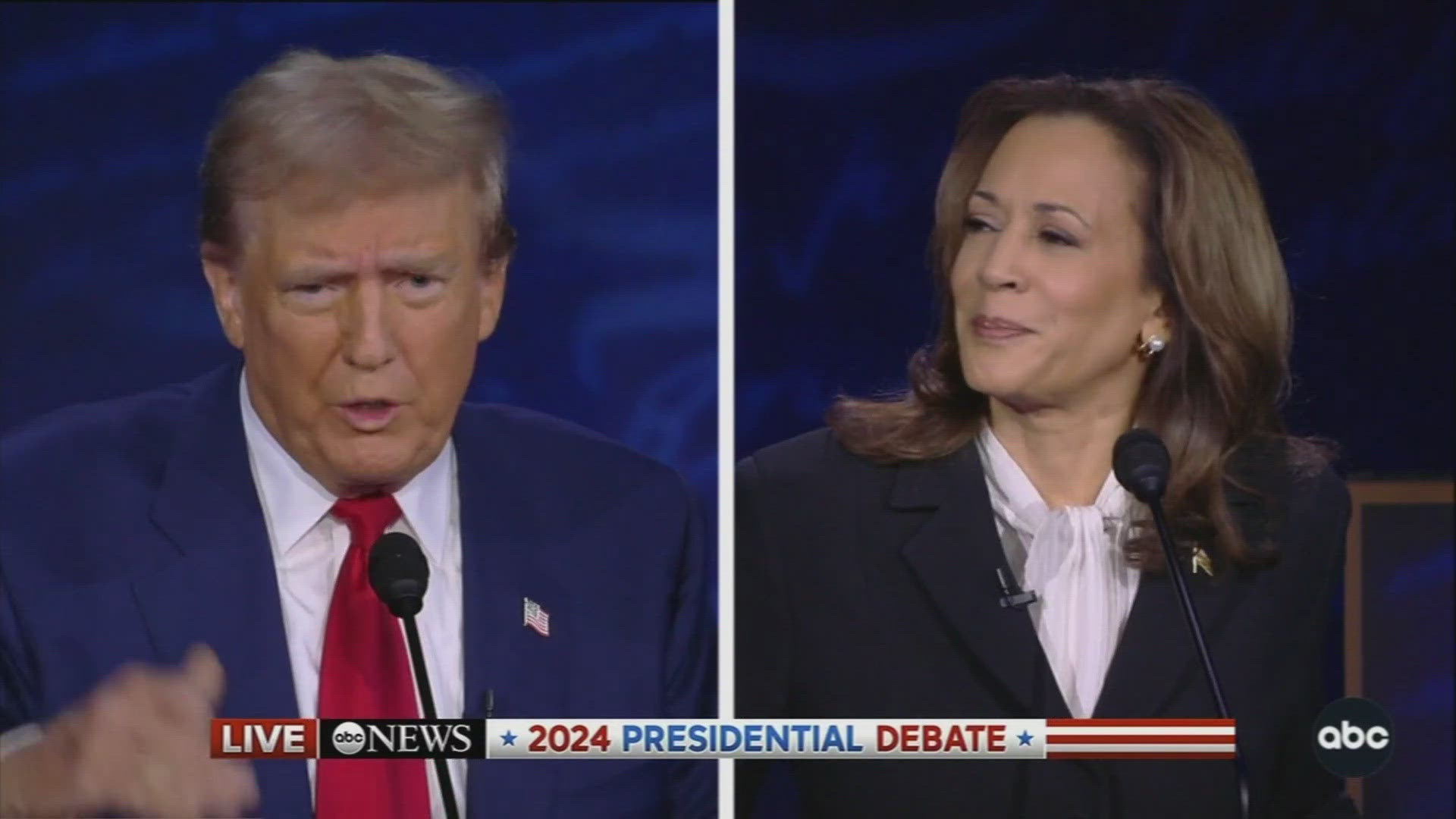 Kamala Harris and Donald Trump met for the first time Tuesday for perhaps their only debate before November’s presidential election.