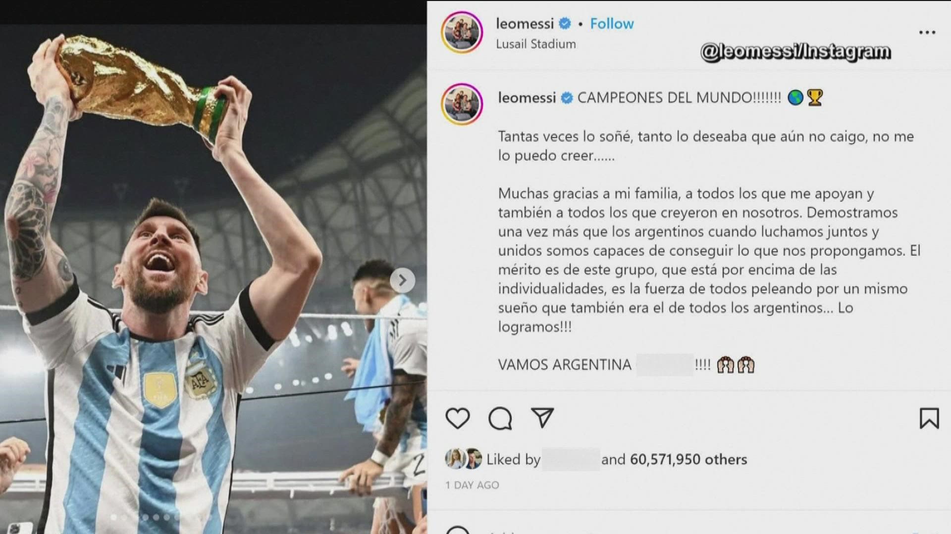 Lionel Messi jugará en el Inter de Miami de la MLS | 9news.com