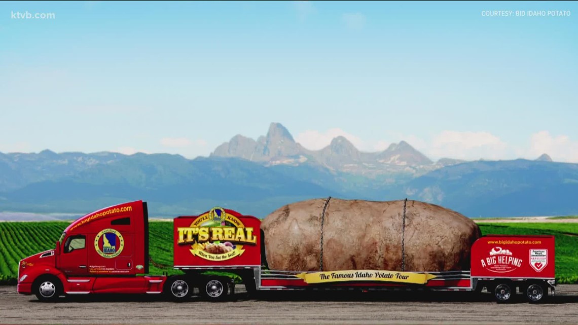 Where you can see a big Idaho potato in Colorado