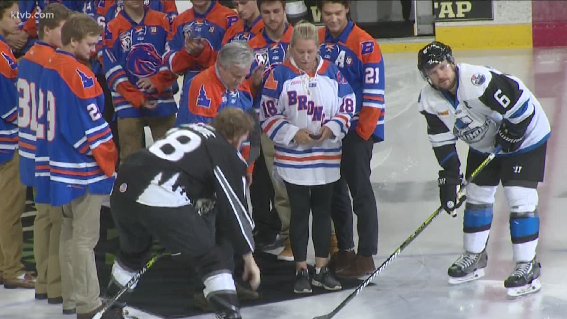 Bobby Skinner played on Boise State's hockey club but died over the summer from an accidental gunshot. Now his parents hope to spread awareness on gun safety.