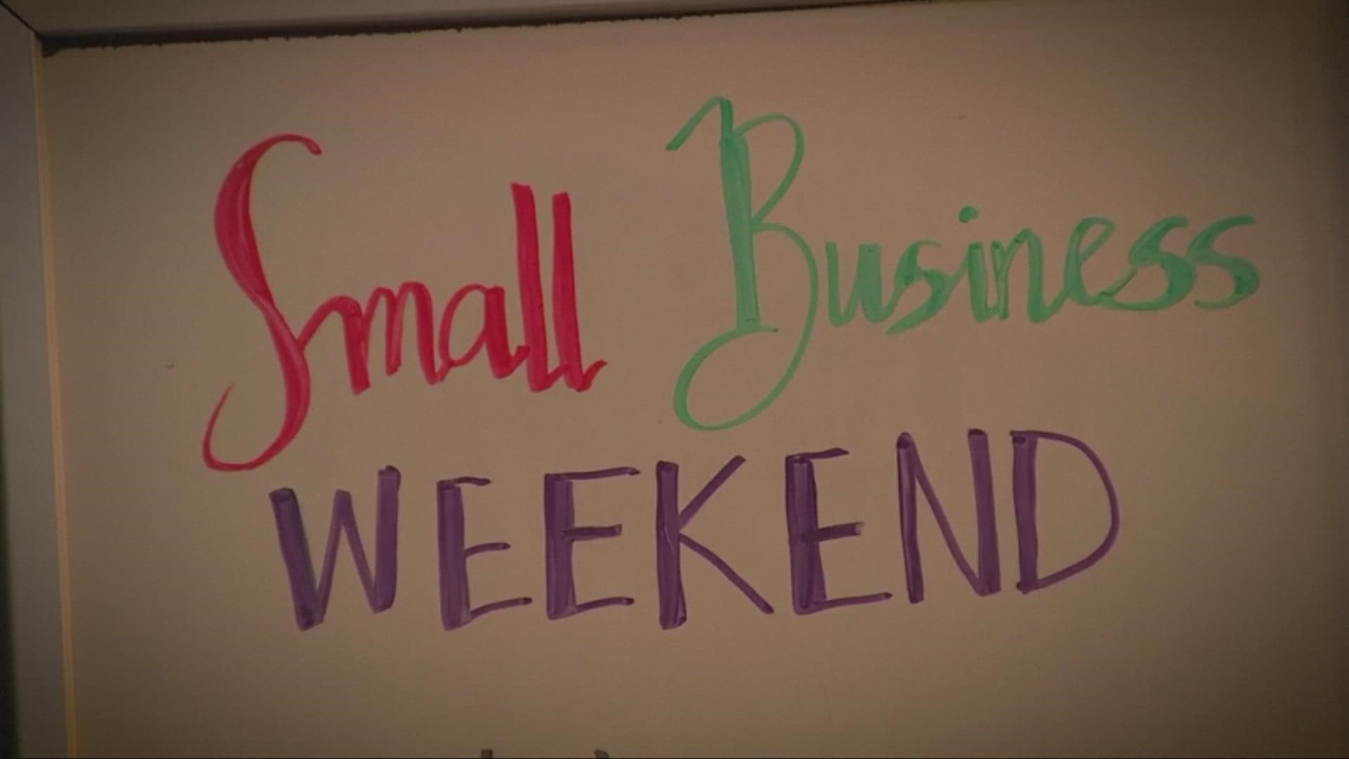 Today kicks off Small Business Saturday and the district director of U.S. small business administration- Frances Padilla talks about why it's important to shop small