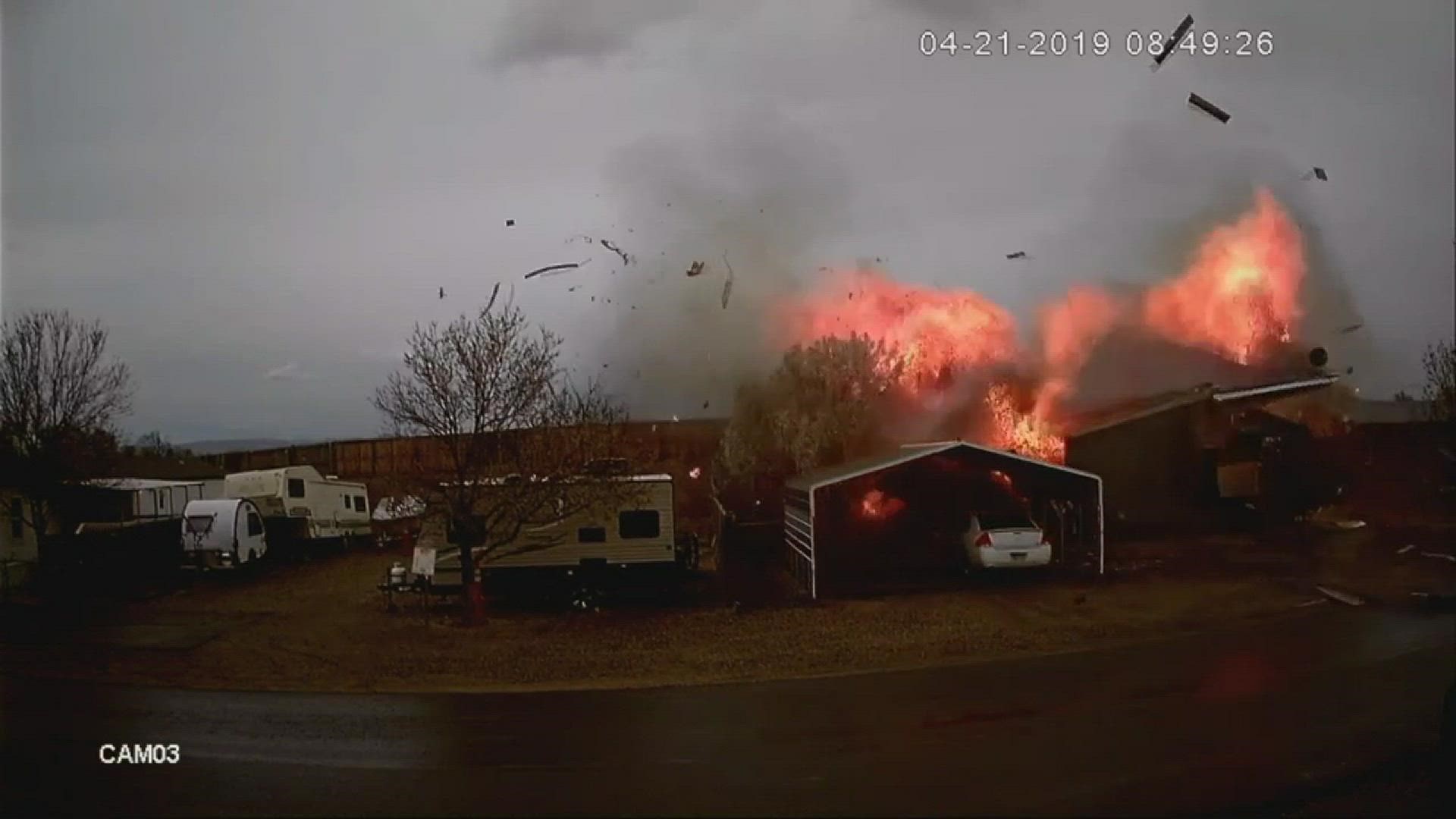 A home exploded Sunday in Mack, Colorado. Two people were injured but survived, according to KKCO in Grand Junction.