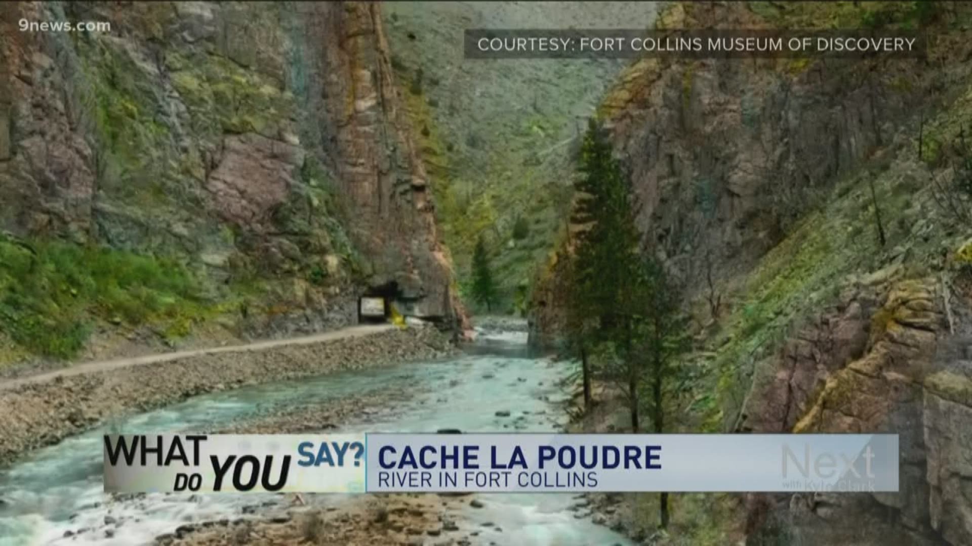 We were hunting for the proper pronunciation of the river that runs through Northern Colorado - the Cache la Poudre.
