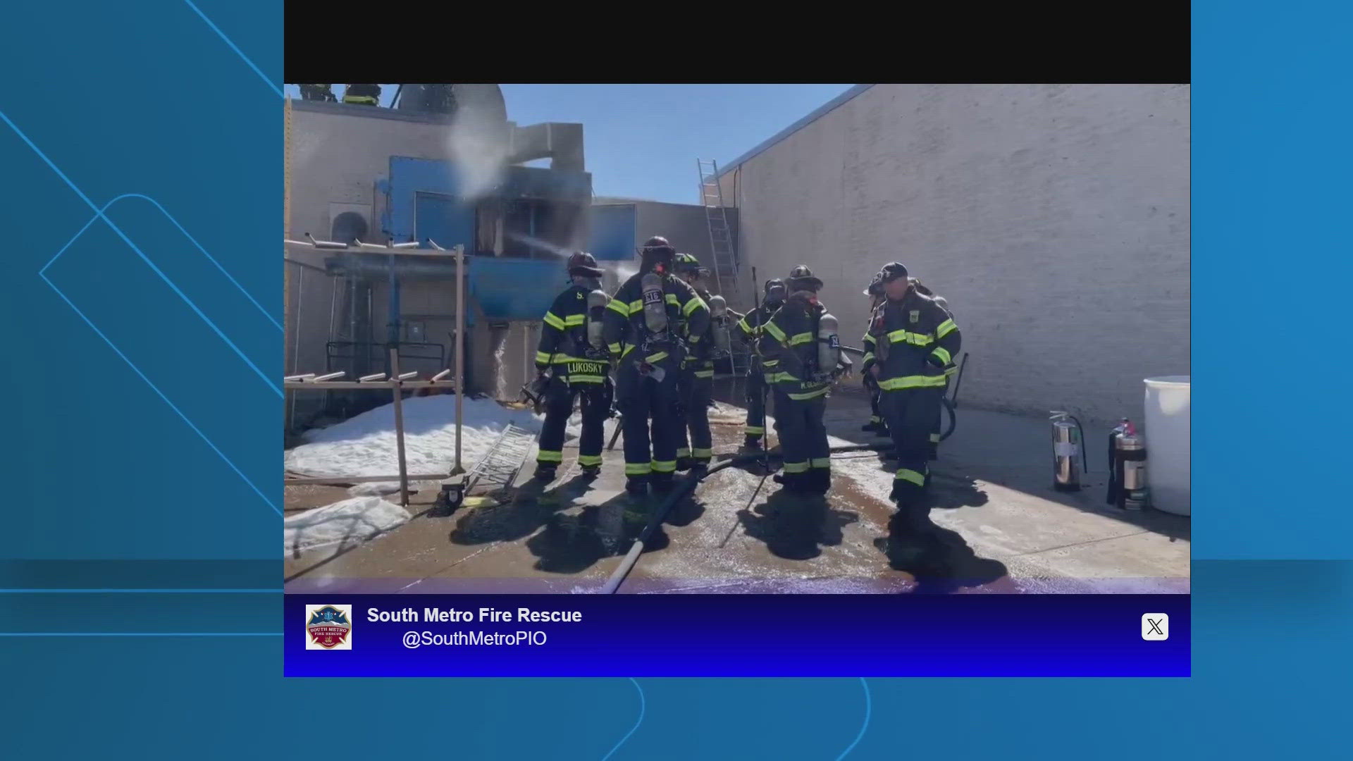 The school is closed for the remainder of the day as investigators work on finding the cause of the fire.
