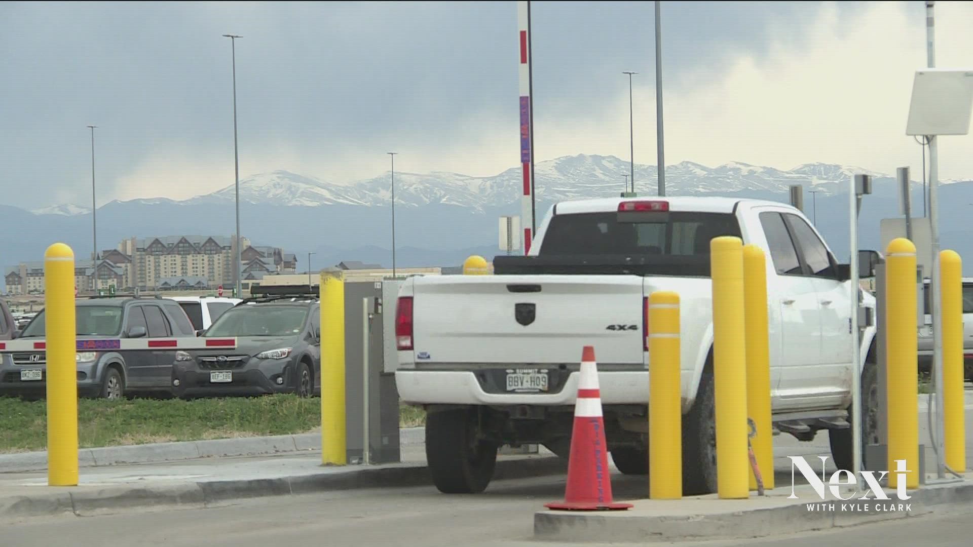 A family was at Disney World  when a thief stole their truck from the Pikes Peak lot at DIA. The victim couldn’t report his car stolen because someone retitled it.