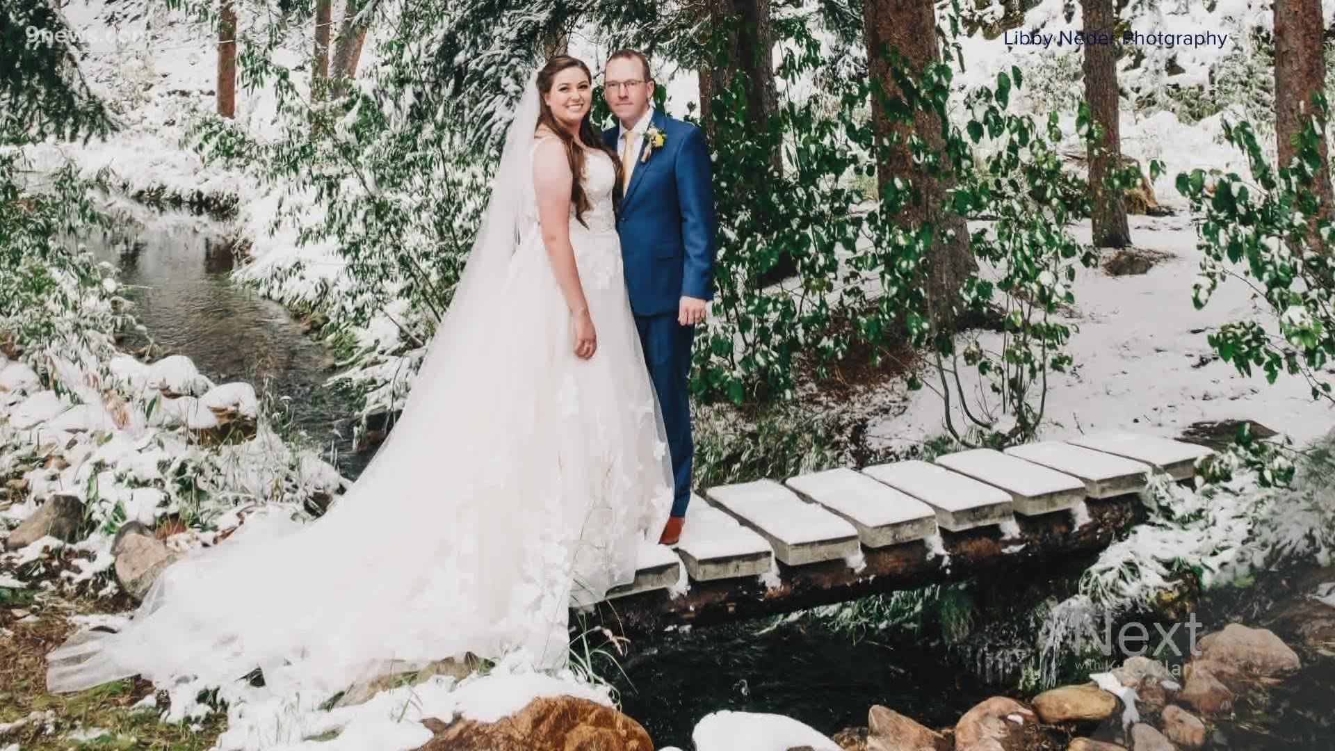 They had big plans for their wedding day but 2020 got in the way. In spite of COVID-19 and an early Colorado snow, Molly and Adam Perko got married in Idaho Springs.