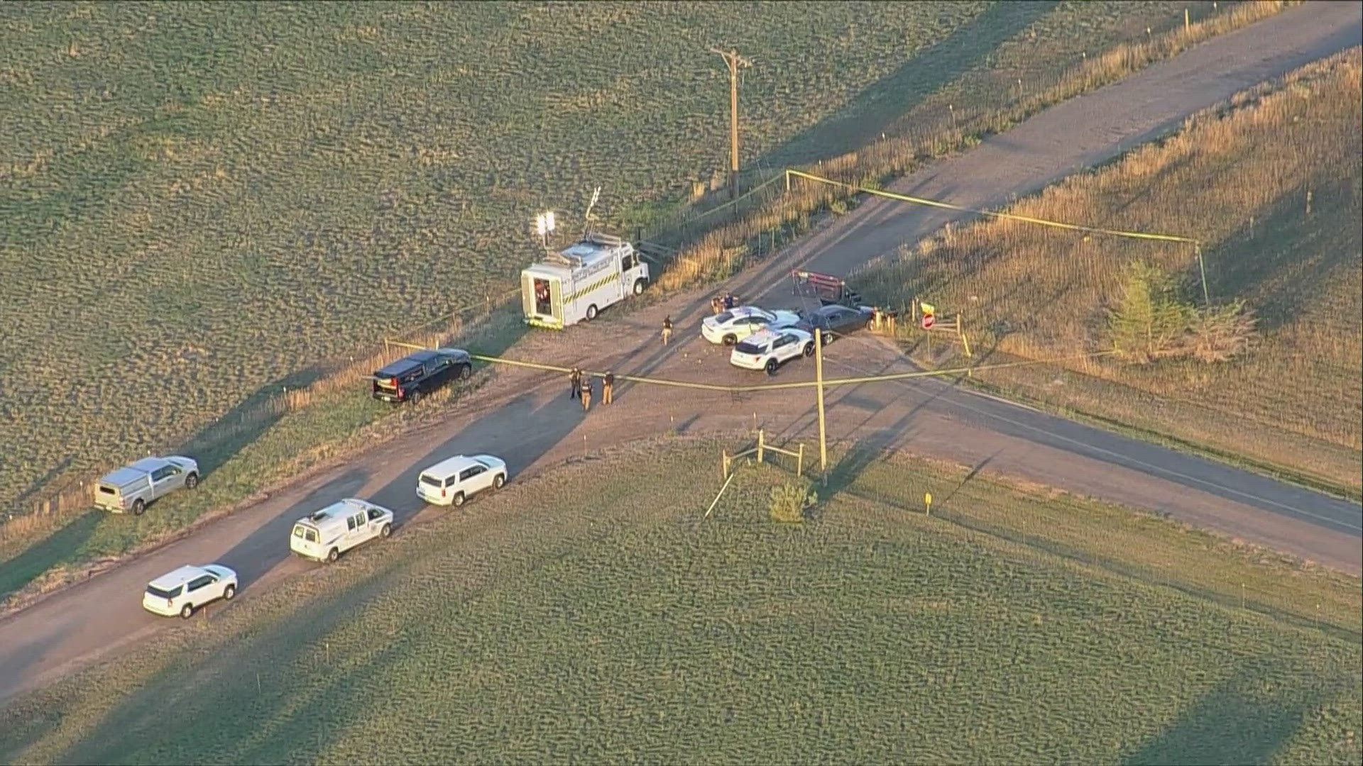 Deputies with the Larimer County Sheriff's Office shot a woman who led deputies on a chase early Tuesday morning.