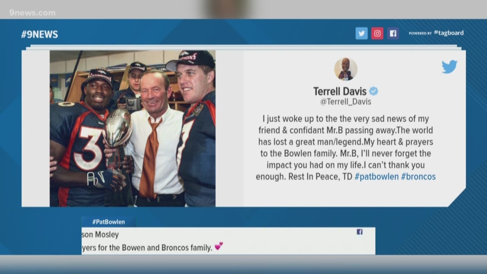 Fans, players and politicians took to social media on Friday to remember the legendary owner of the Denver Broncos.