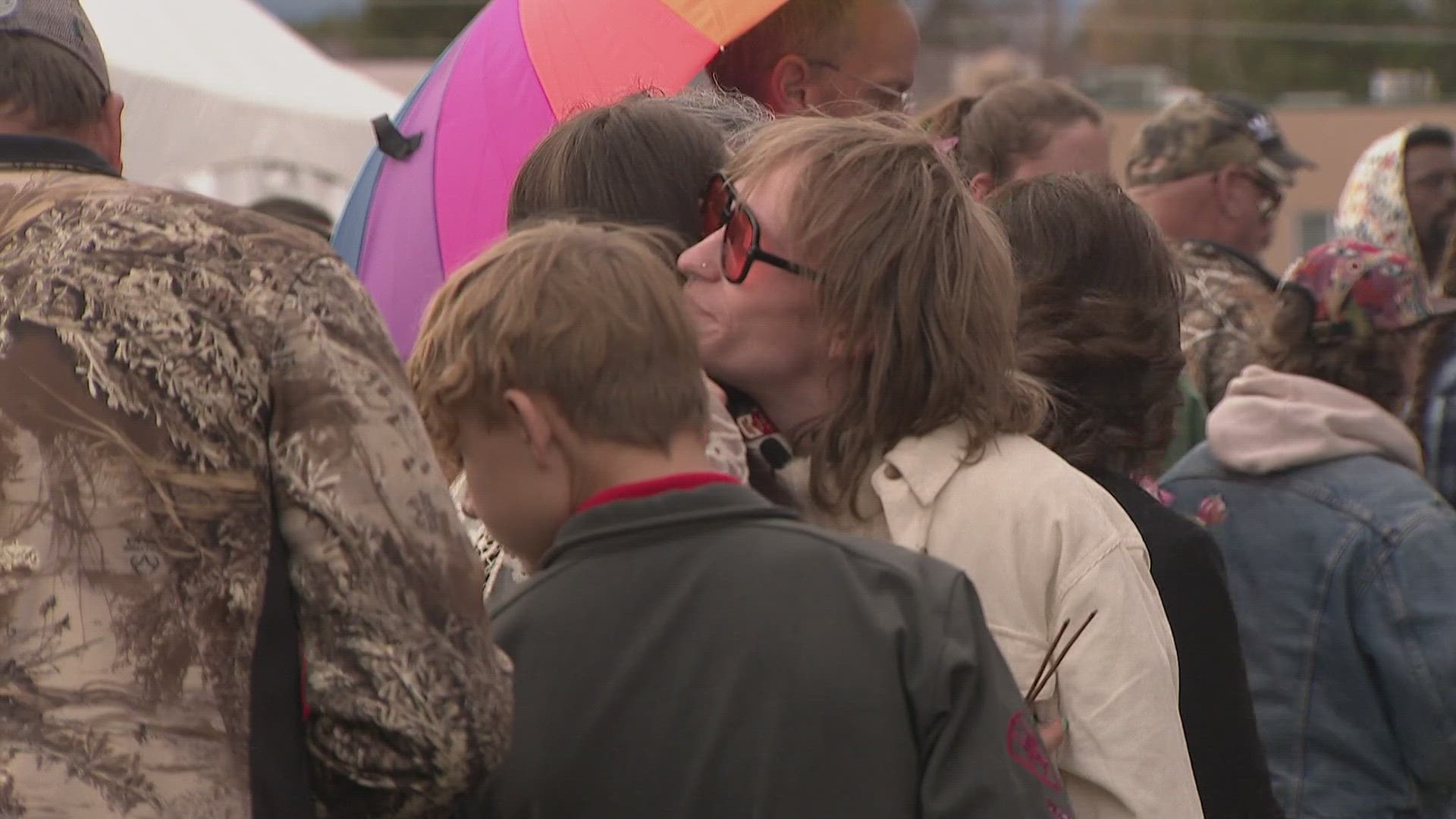 Sunday was a somber day of remembrance outside of Club Q in Colorado Springs, where five people were killed and 17 injured when a shooter opened fire one year ago.