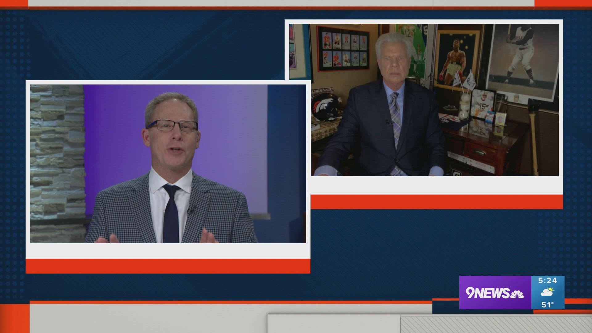 Mike Klis joins Rod Mackey live on 9NEWS to discuss the latest surrounding the Denver Broncos.