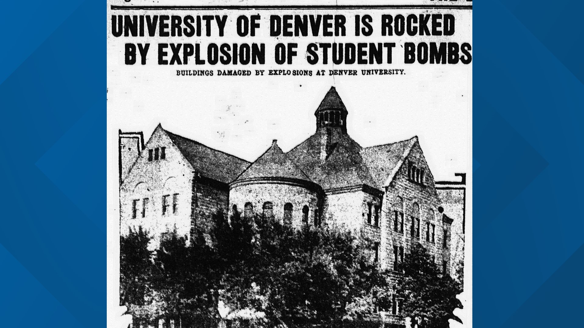 A prank 100 years ago ignited the rivalry between the University of Denver and Colorado School of Mines.