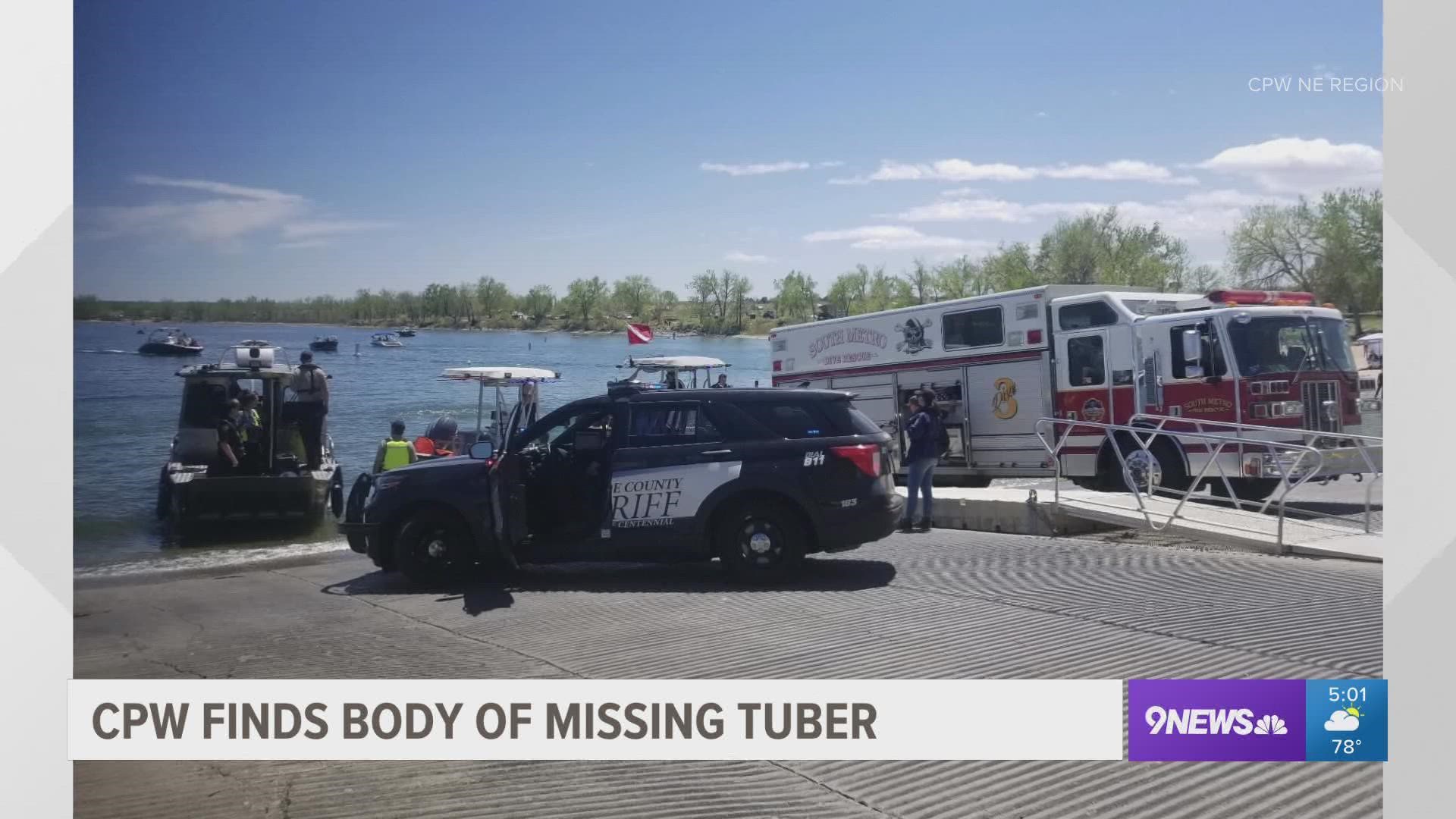 The 29-year-old man went missing while tubing on May 7.