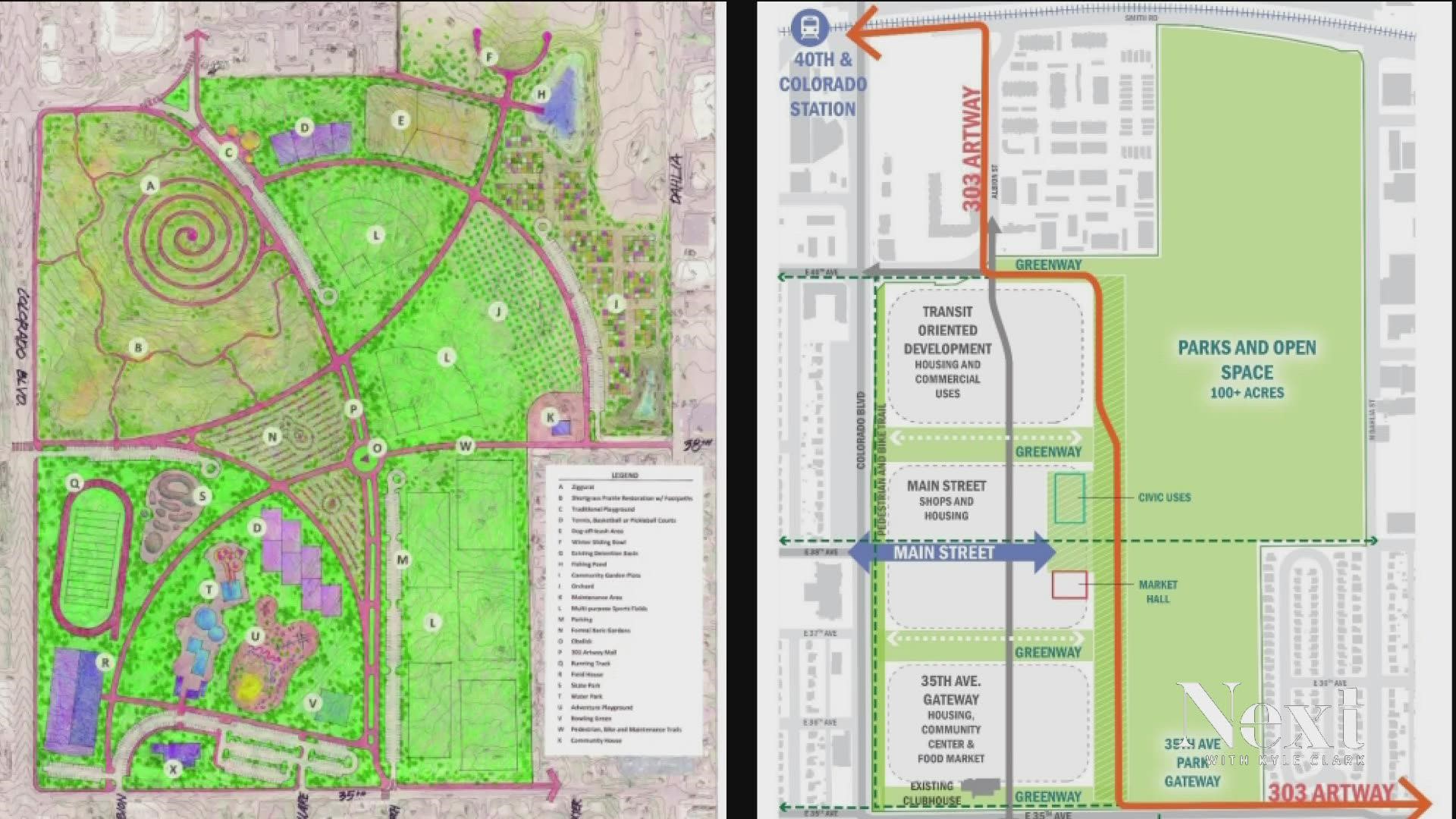Developers who want to add housing and stores to the site are mocking a neighborhood group's plan to keep the whole property as an open space park.