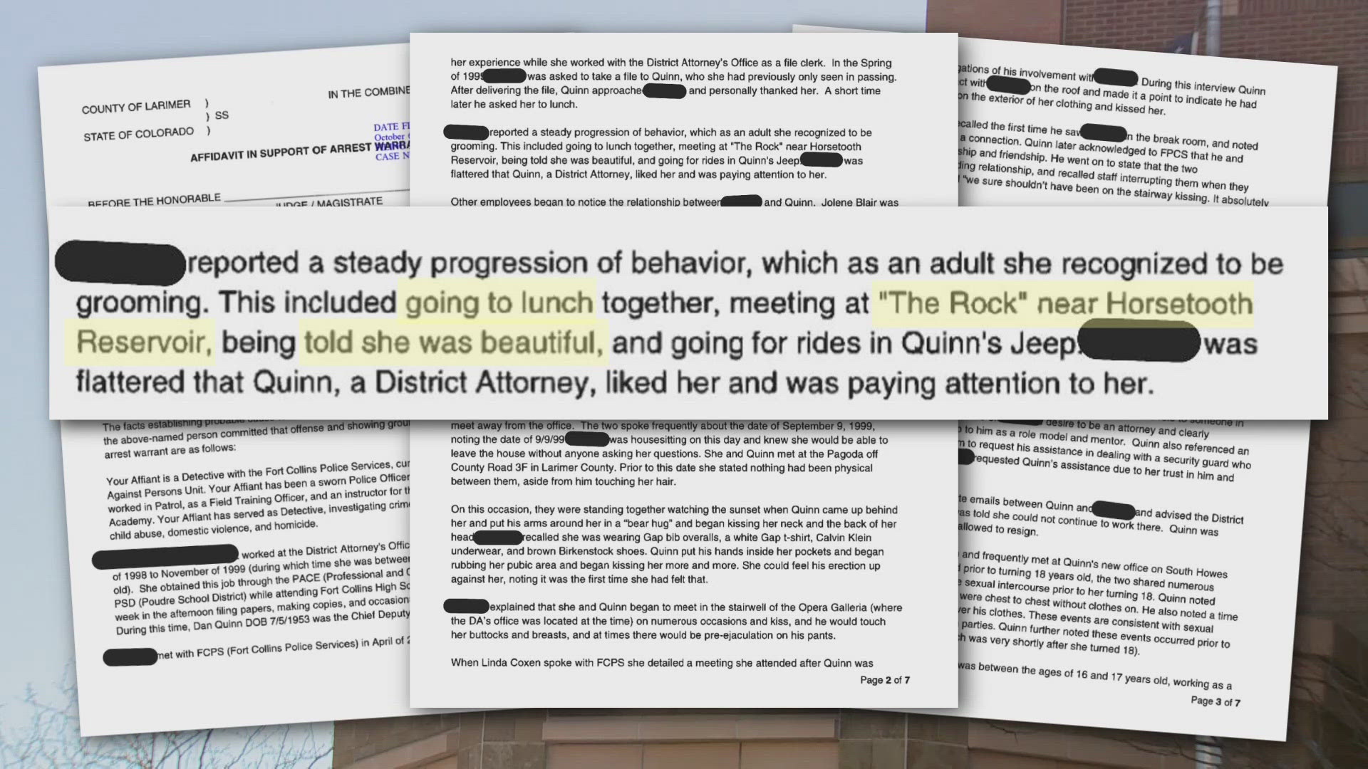 A day after a former Larimer County deputy district attorney was sentenced, the victim said what happened to her in 1999 continues to impact her today.