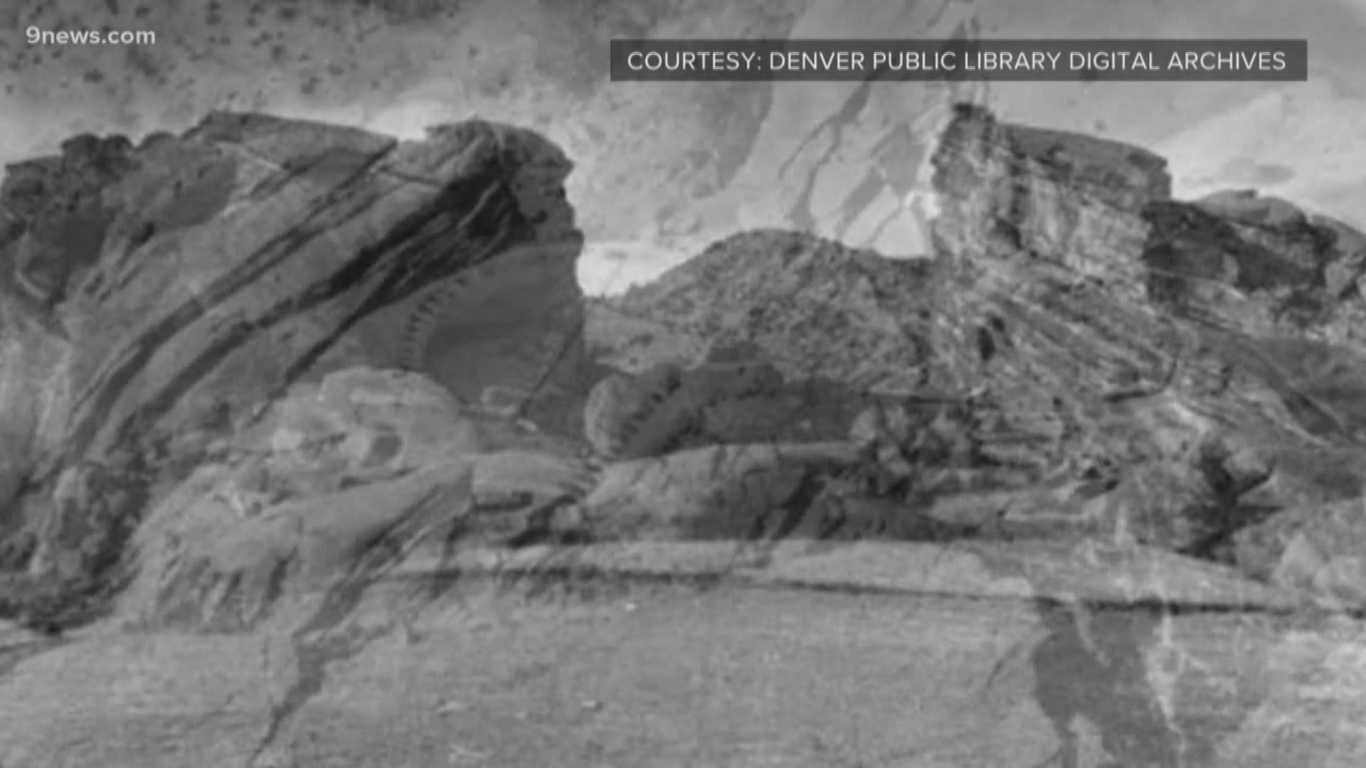 Historical photos from the Denver Public Library show what Red Rocks looked like before it became Colorado's favorite place to see a show.