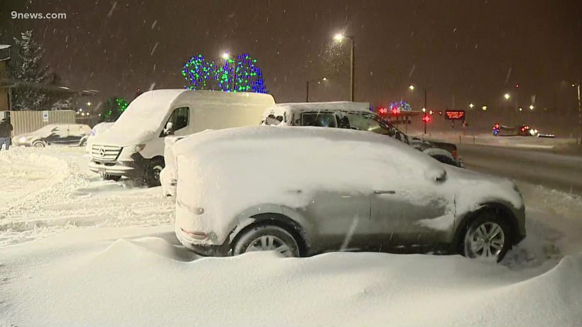 Snow leads to icy conditions around Colorado