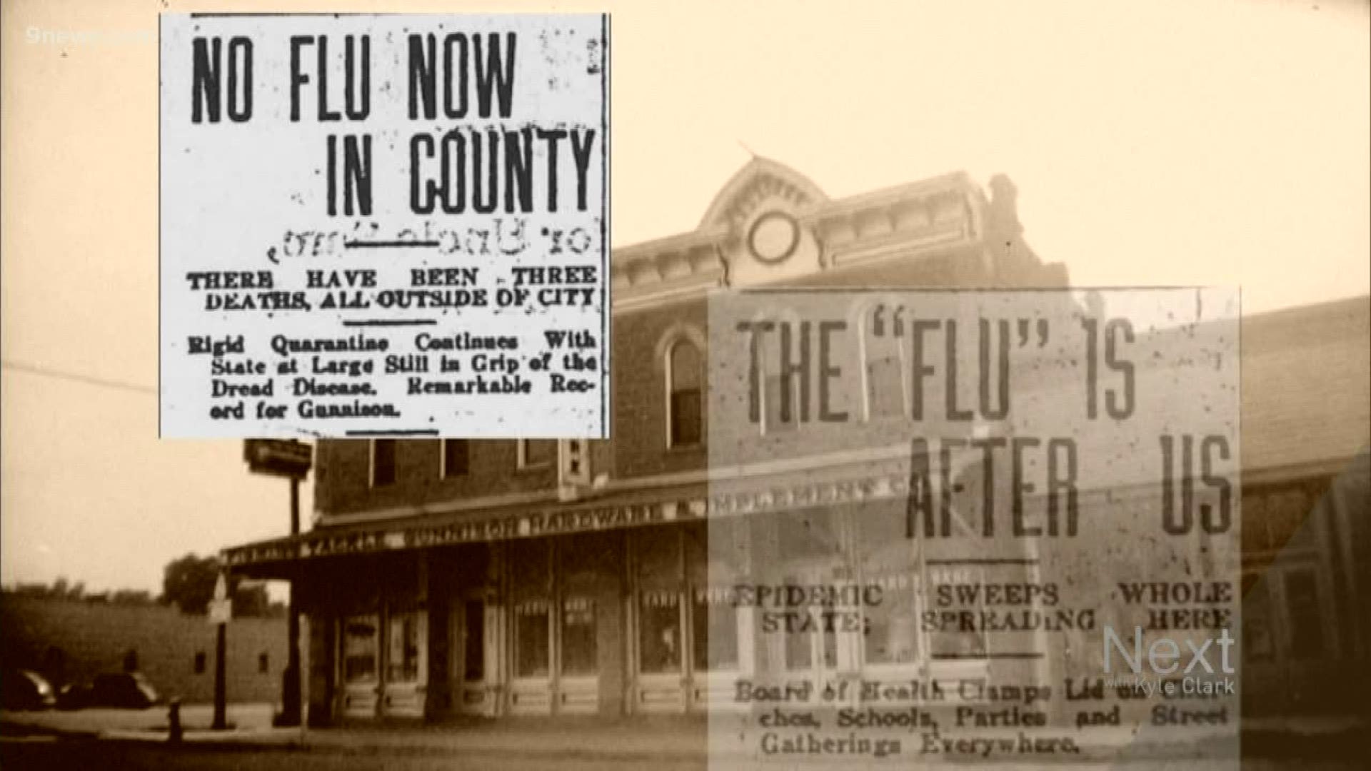 While the flu killed about 8,000 people in Colorado that year, Gunnison sequestered itself and had next to no cases.