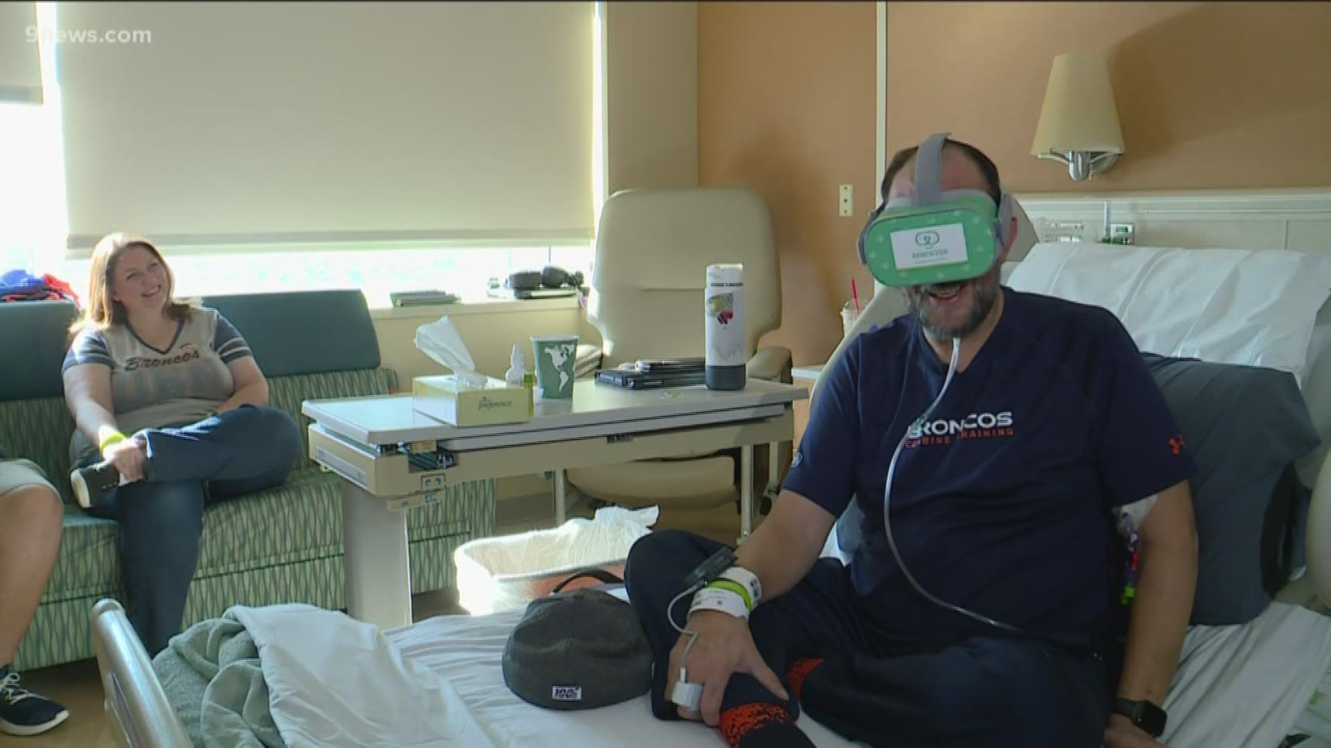 Patients at UCHealth facilities across Colorado can now get a front row seat at Empower Field at Mile High through virtual reality technology.