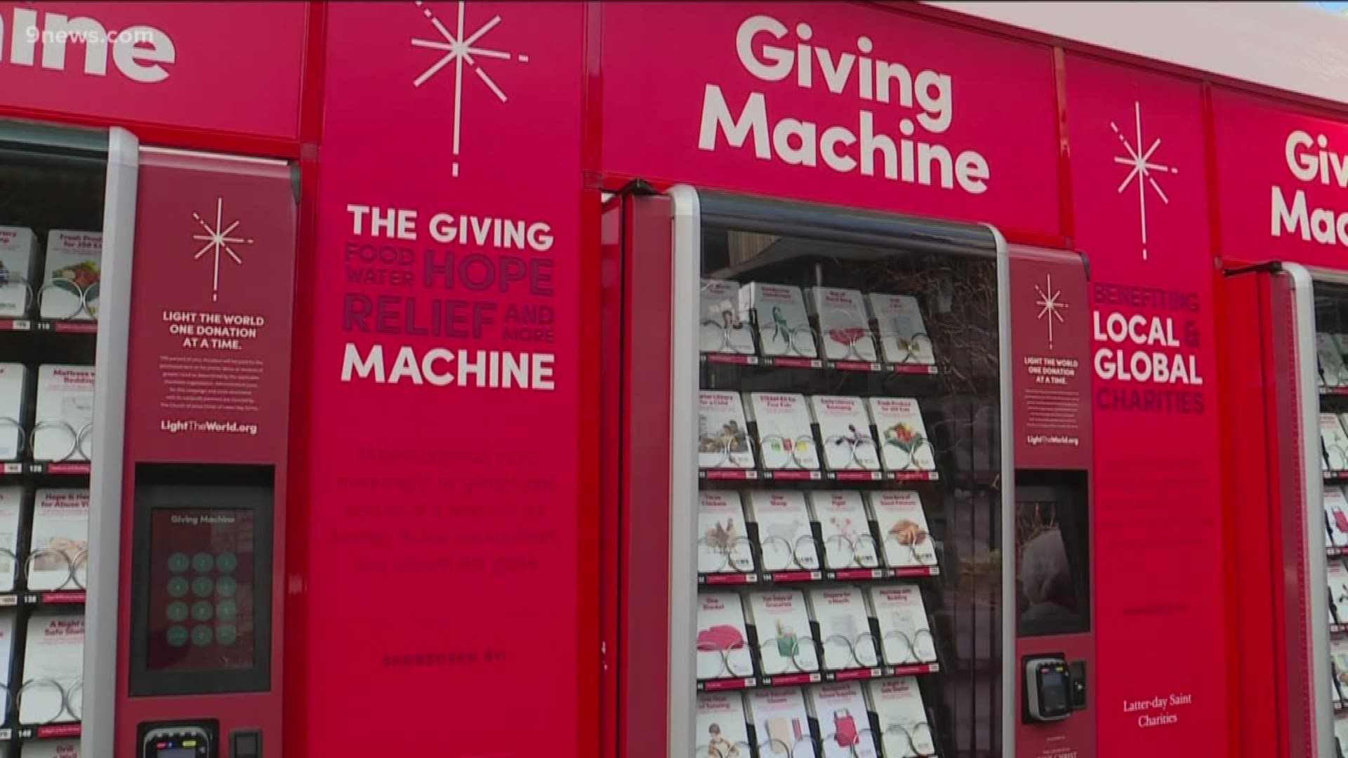 There’s a new way to give monetary donations this holiday season in downtown Denver: Think vending machines for charity.