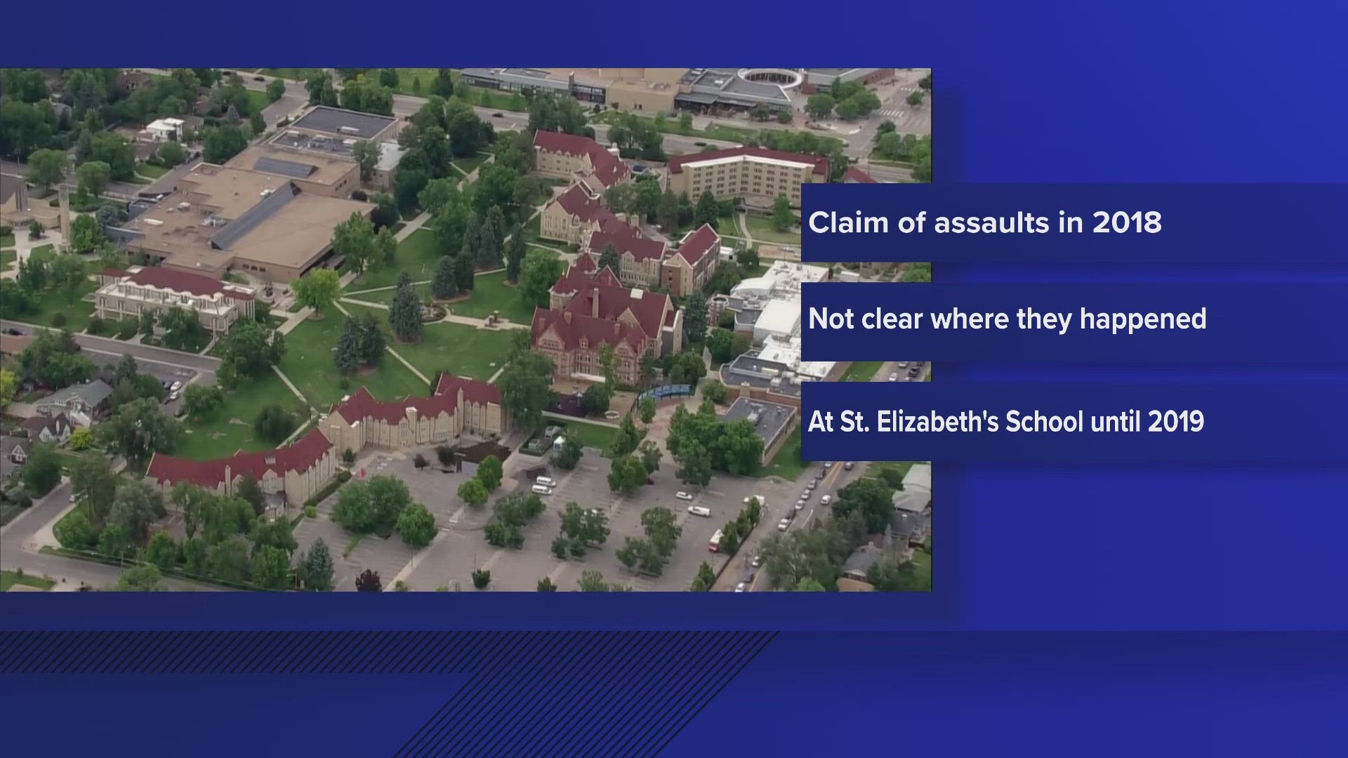 Denver Police arrested the former theater teacher from St. Elizabeth's School last week.