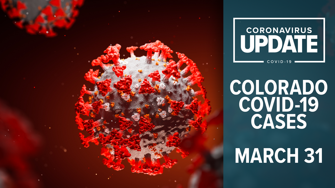 Colorado COVID19 cases for March 31