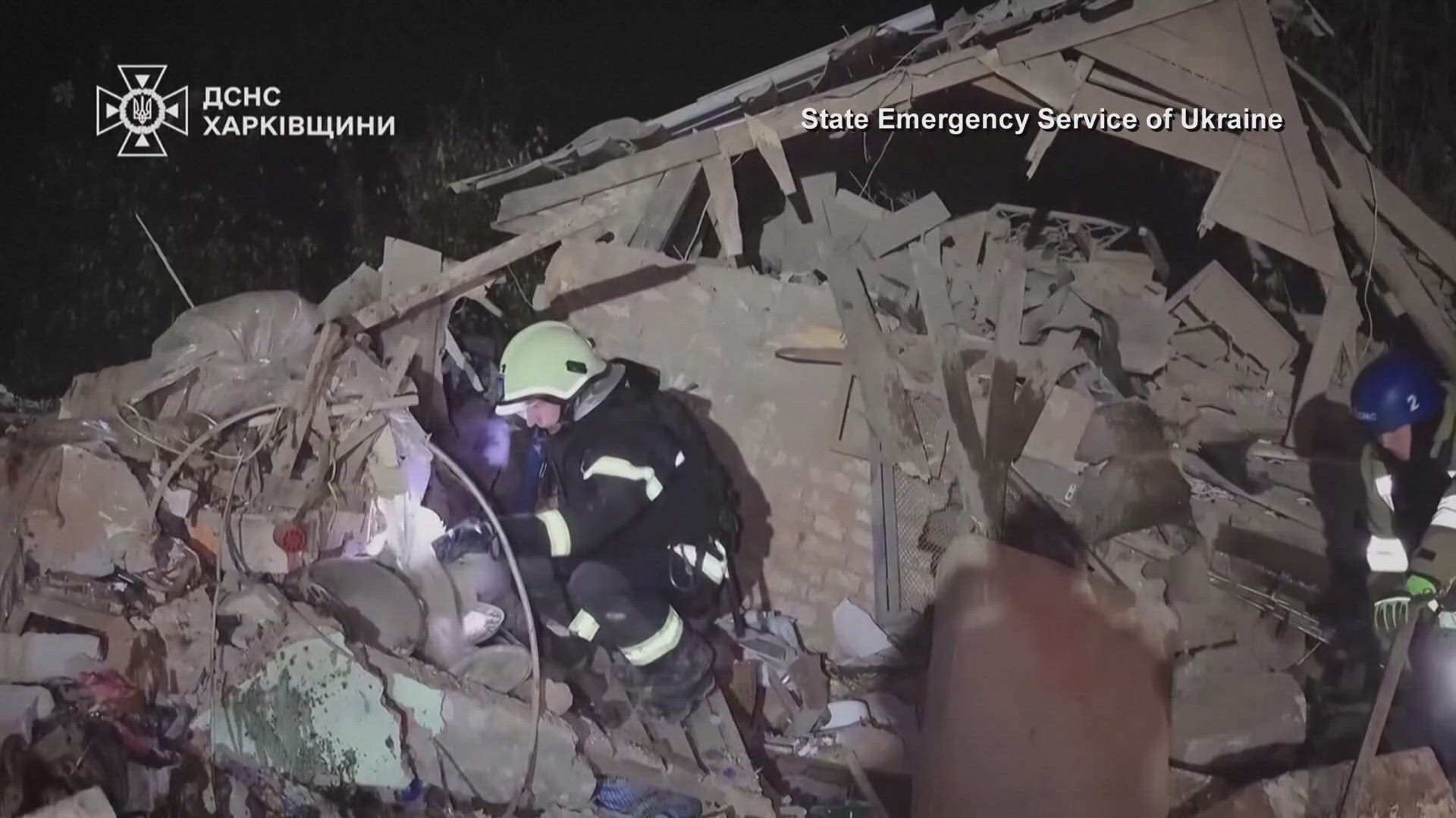 At least four people were killed in a Russian strike on Kharkiv, Ukraine, also damaging civilian housing and infrastructure.