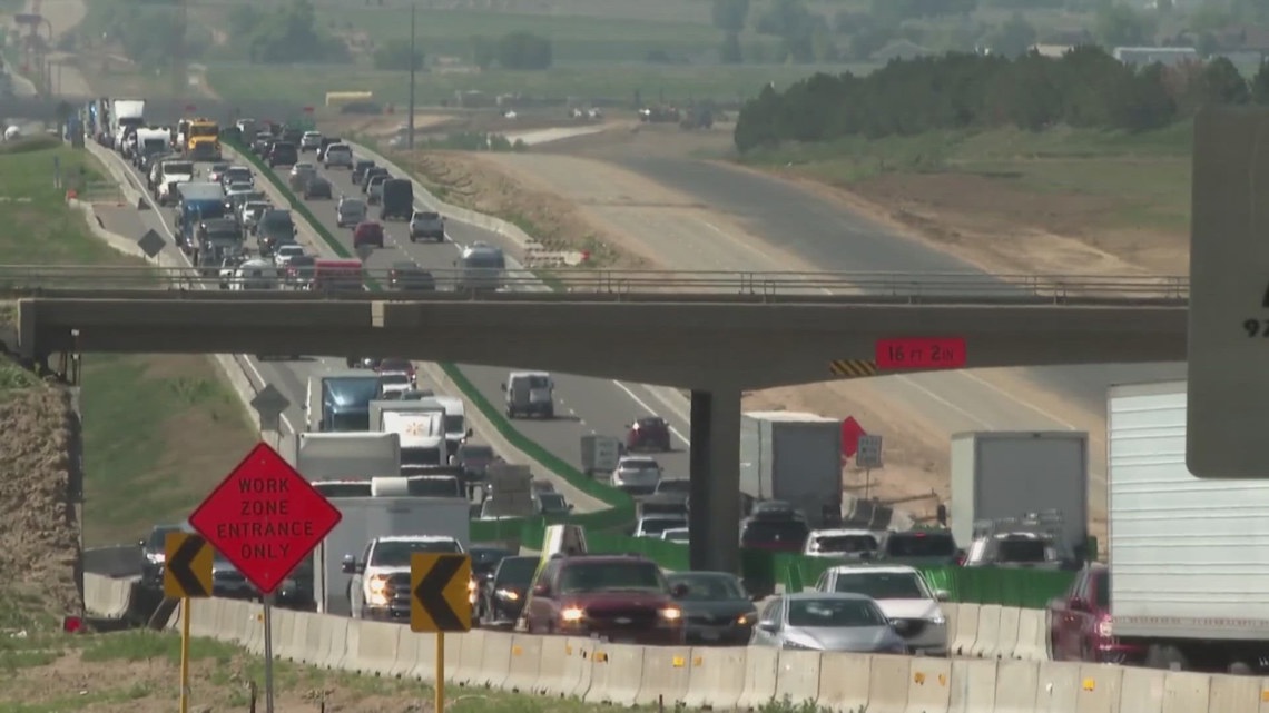 1 killed, 2 injured in crash on northbound I-25 in Denver | 9news.com