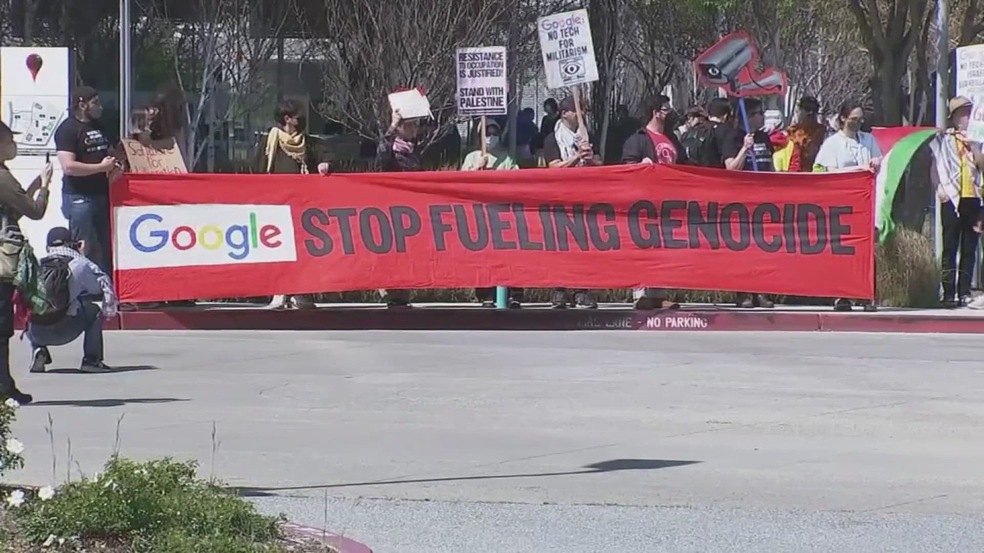 The group behind protests at Google offices over the company's contract with the Israeli government says the company has fired a total of 50 workers.