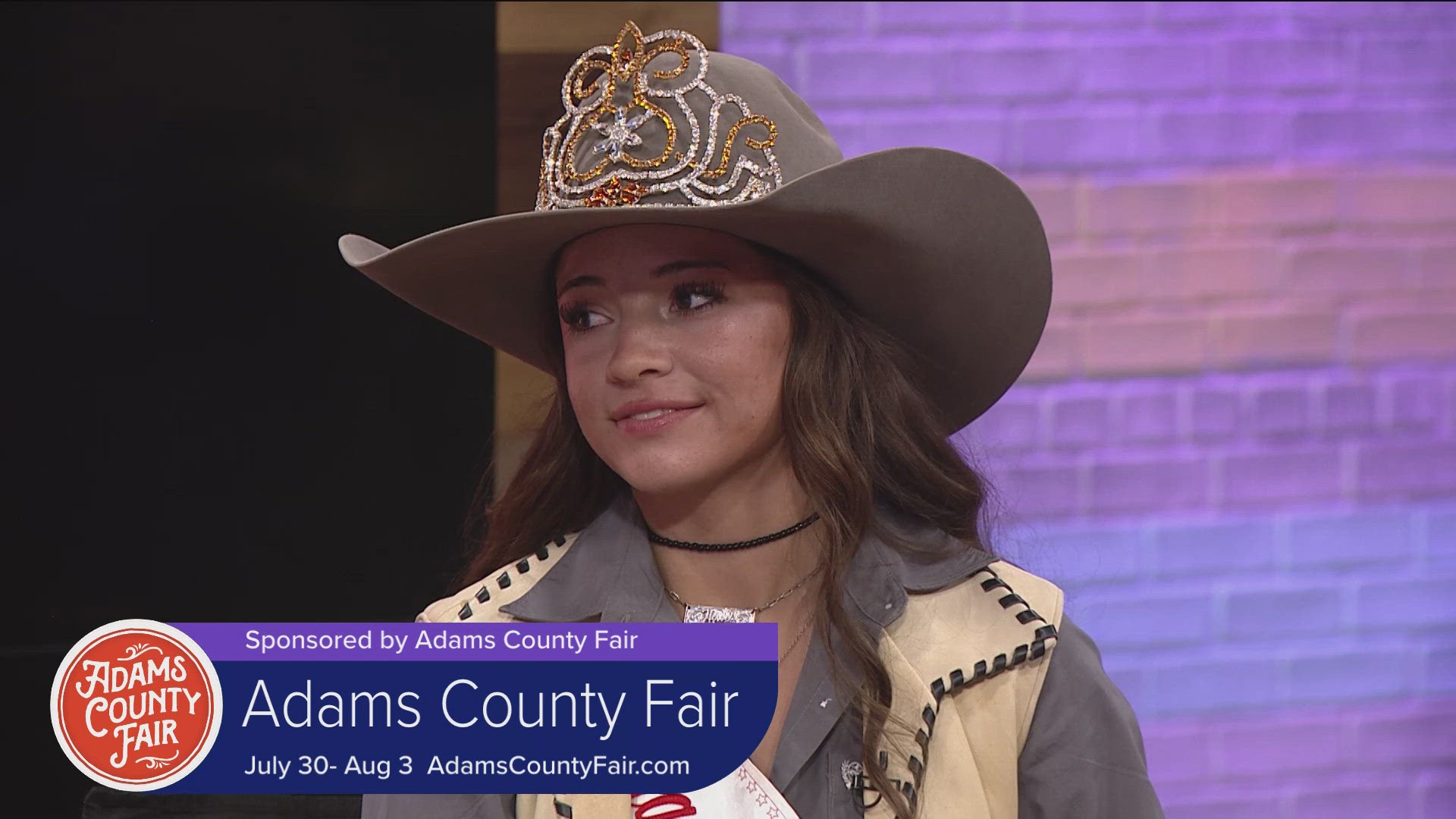 The Adams County Fair runs from July 30th through August 3rd! See the complete grandstand lineup and a full list of events at AdamsCountyFair.com. Meet Queen Sidney!