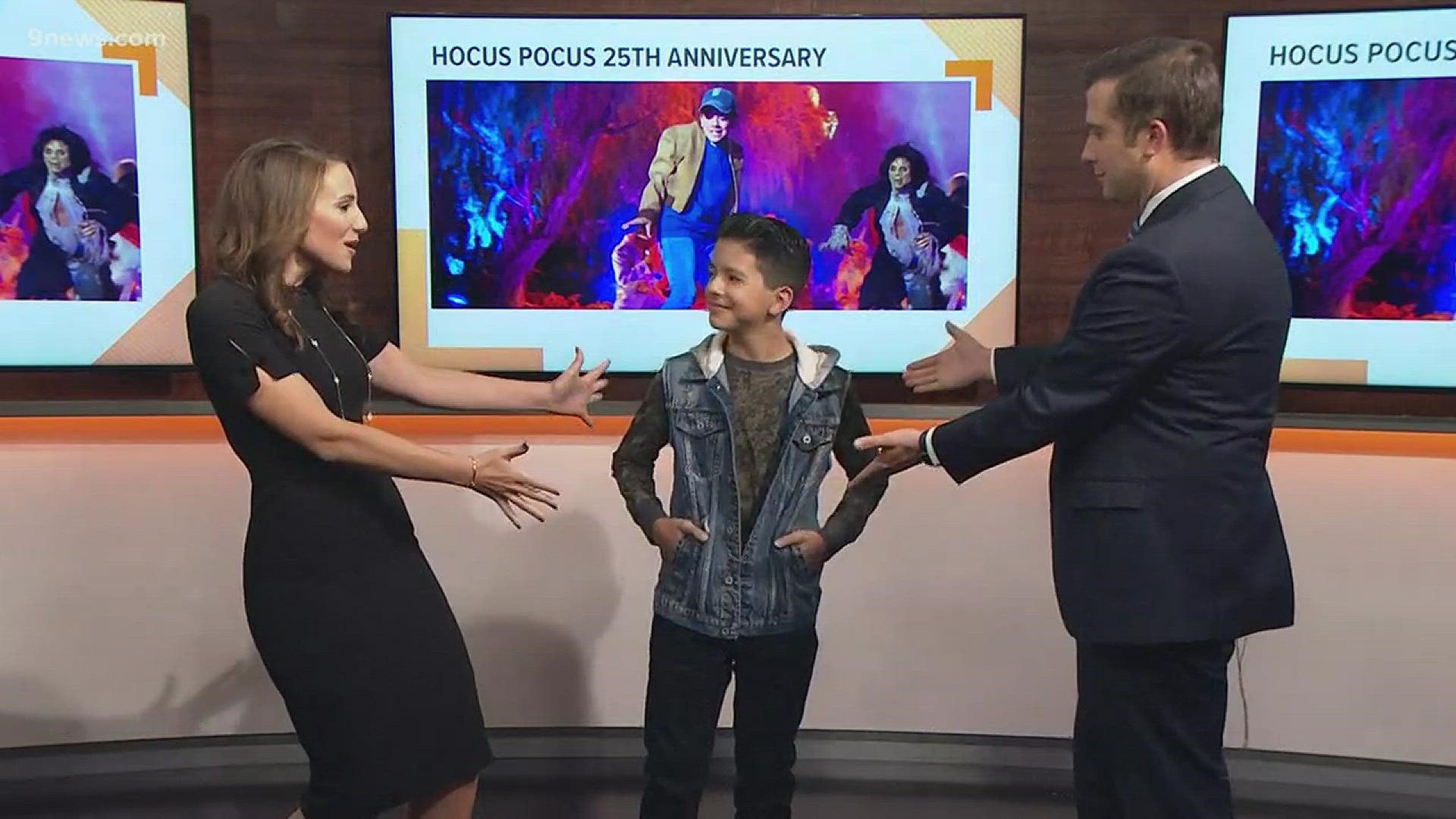 Jonathan Jaramillo from Aurora just returned from a huge TV special - Freeform TV's 25th anniversary Hocus Pocus special, to be exact - that aired on Saturday.